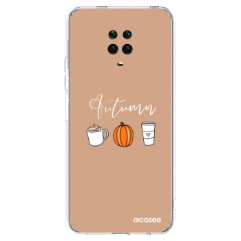 Picasee husă transparentă din silicon pentru Xiaomi Redmi Note 9S - Autumn
