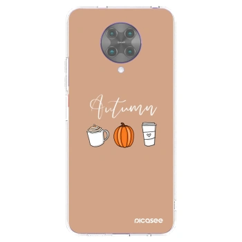Picasee husă transparentă din silicon pentru Xiaomi Poco F2 Pro - Autumn