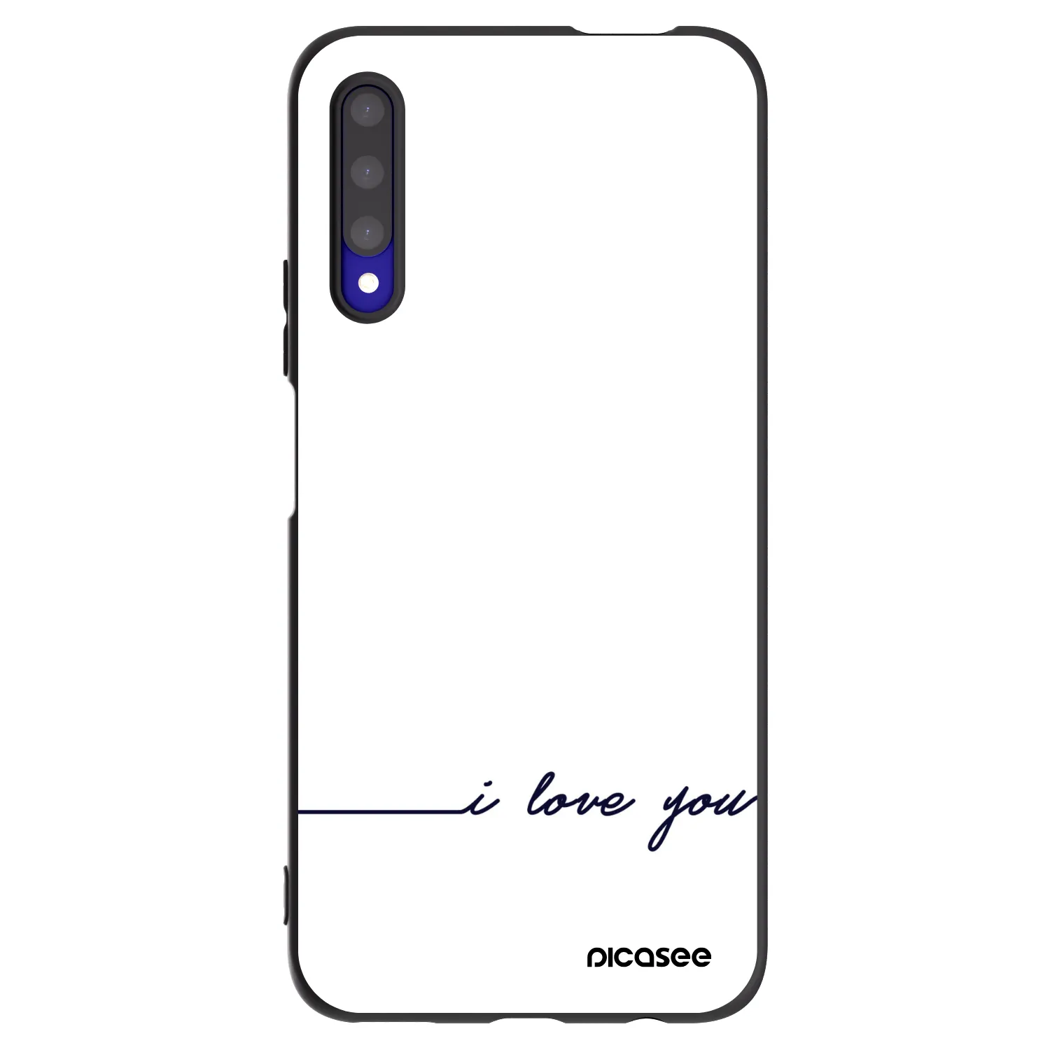 Picasee husă neagră din silicon pentru Honor 9X Pro - I love you