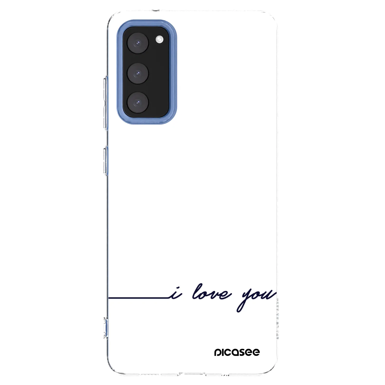 Picasee husă transparentă din silicon pentru Samsung Galaxy S20 FE - I love you