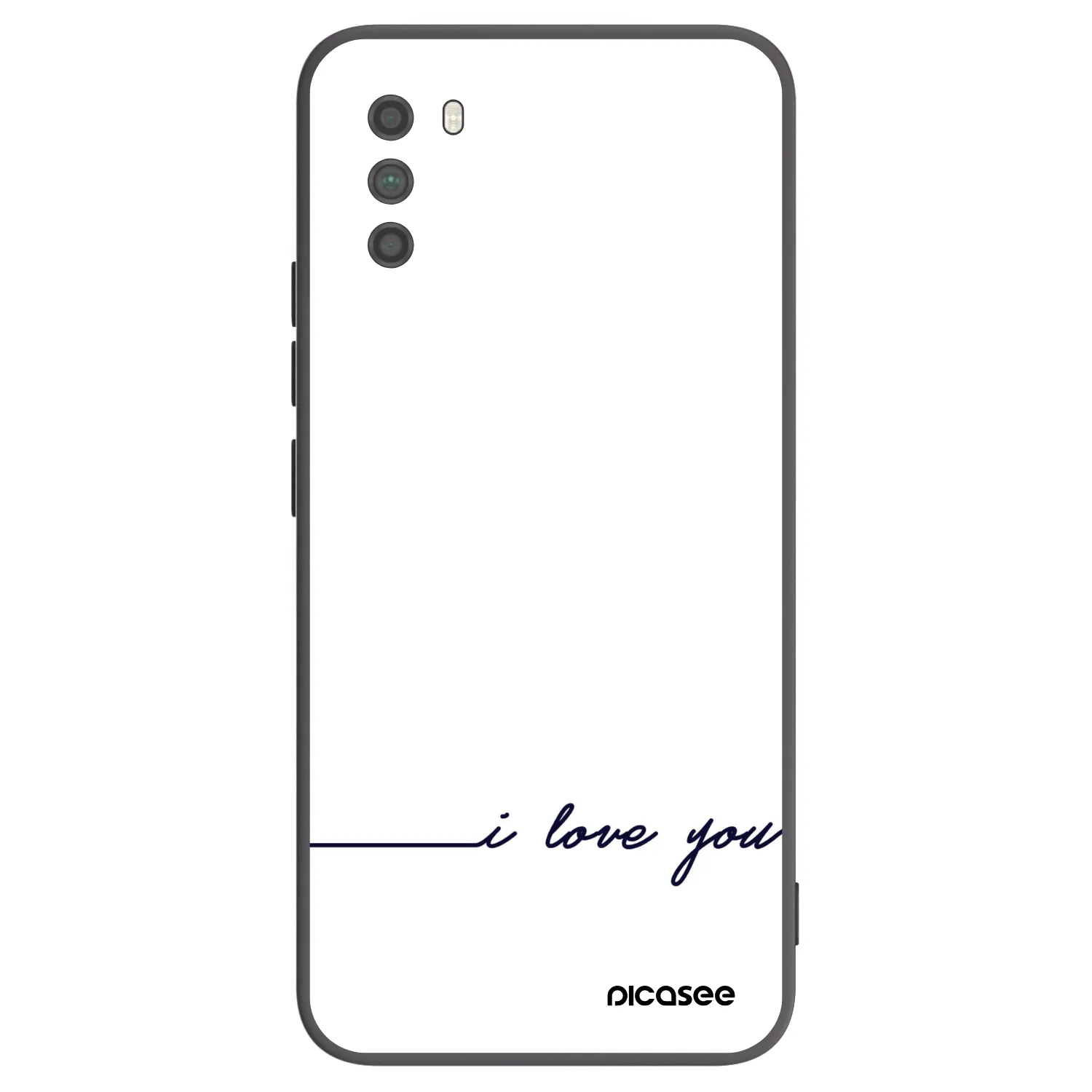 Picasee husă neagră din silicon pentru Xiaomi Poco M3 - I love you