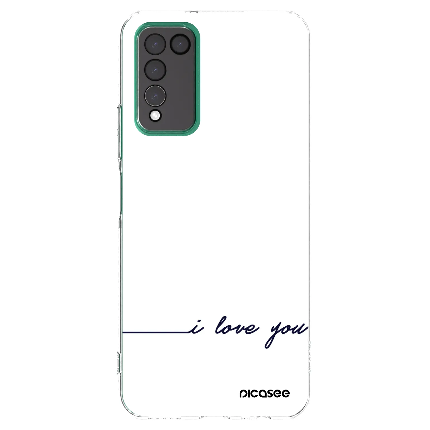 Picasee husă transparentă din silicon pentru Honor 10X Lite - I love you