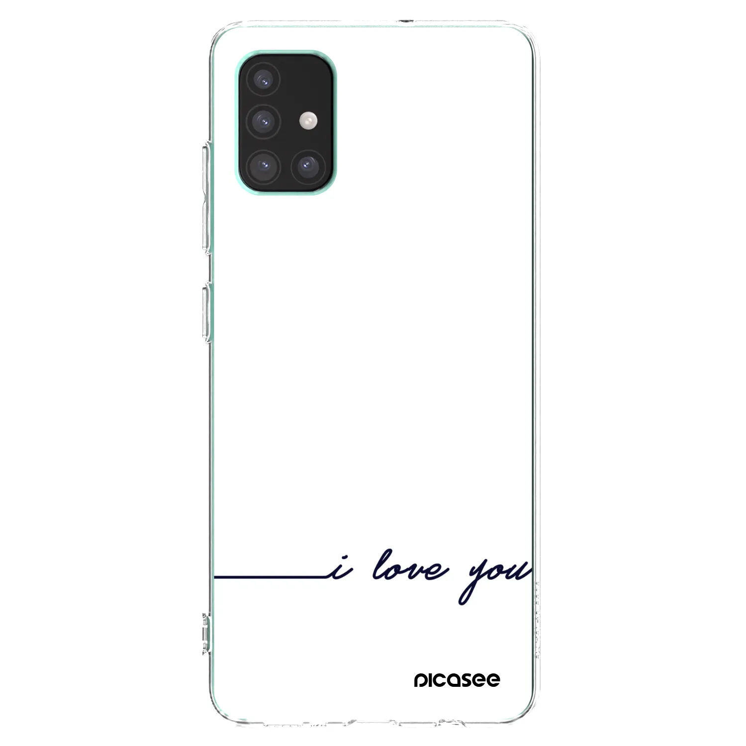 Picasee husă transparentă din silicon pentru Samsung Galaxy M51 M515F - I love you