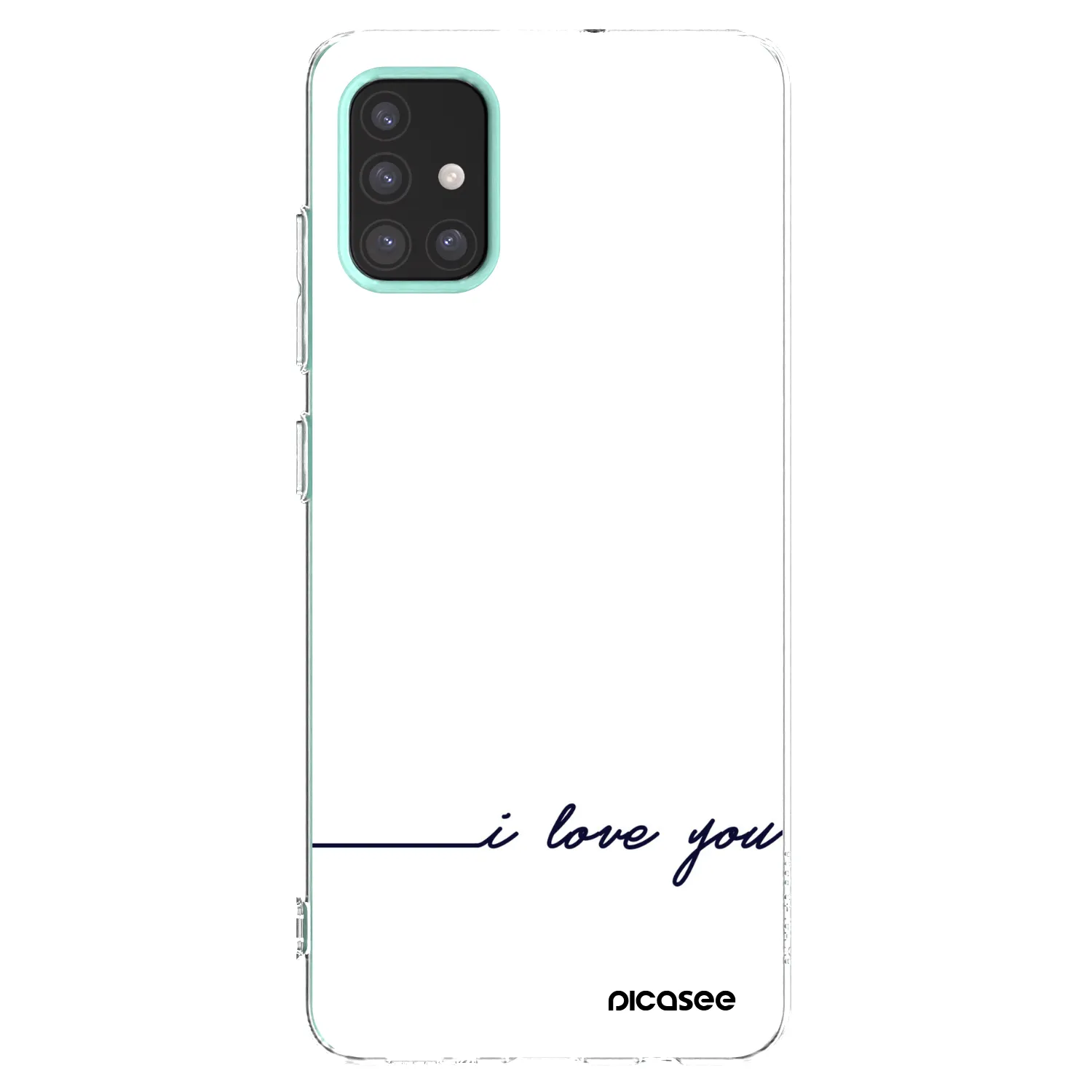 Picasee husă transparentă din silicon pentru Samsung Galaxy M31s - I love you
