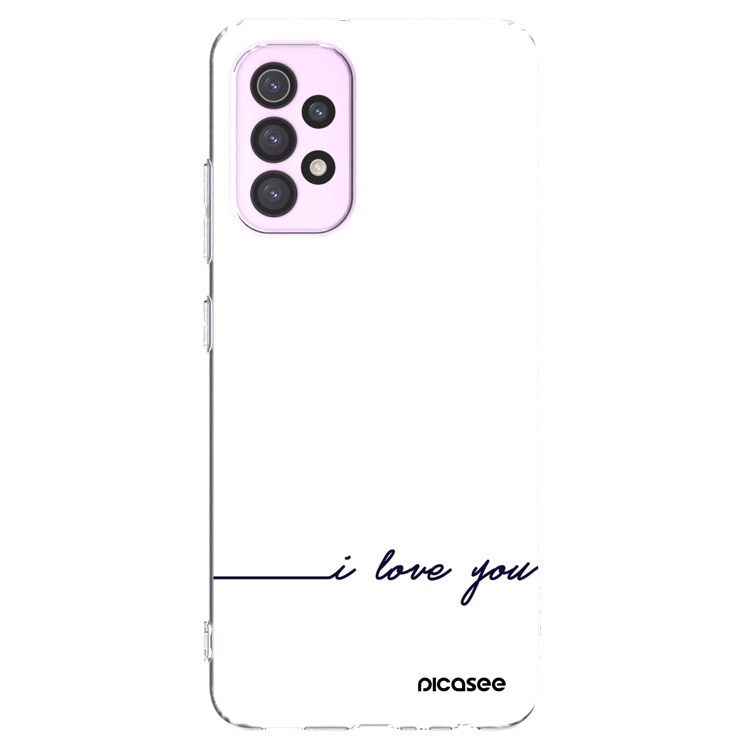 Picasee husă transparentă din silicon pentru Samsung Galaxy A32 5G A326B - I love you