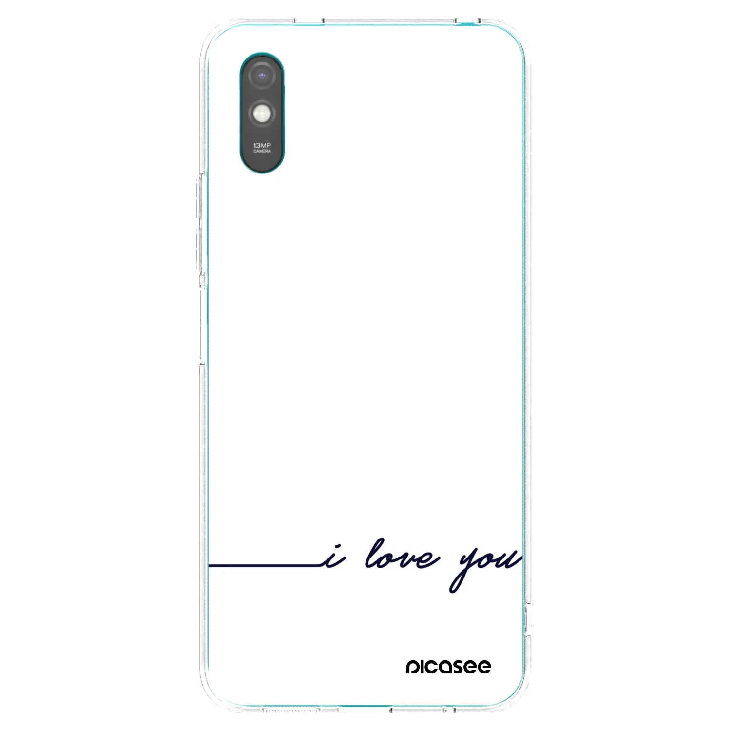 Picasee husă transparentă din silicon pentru Xiaomi Redmi 9AT - I love you