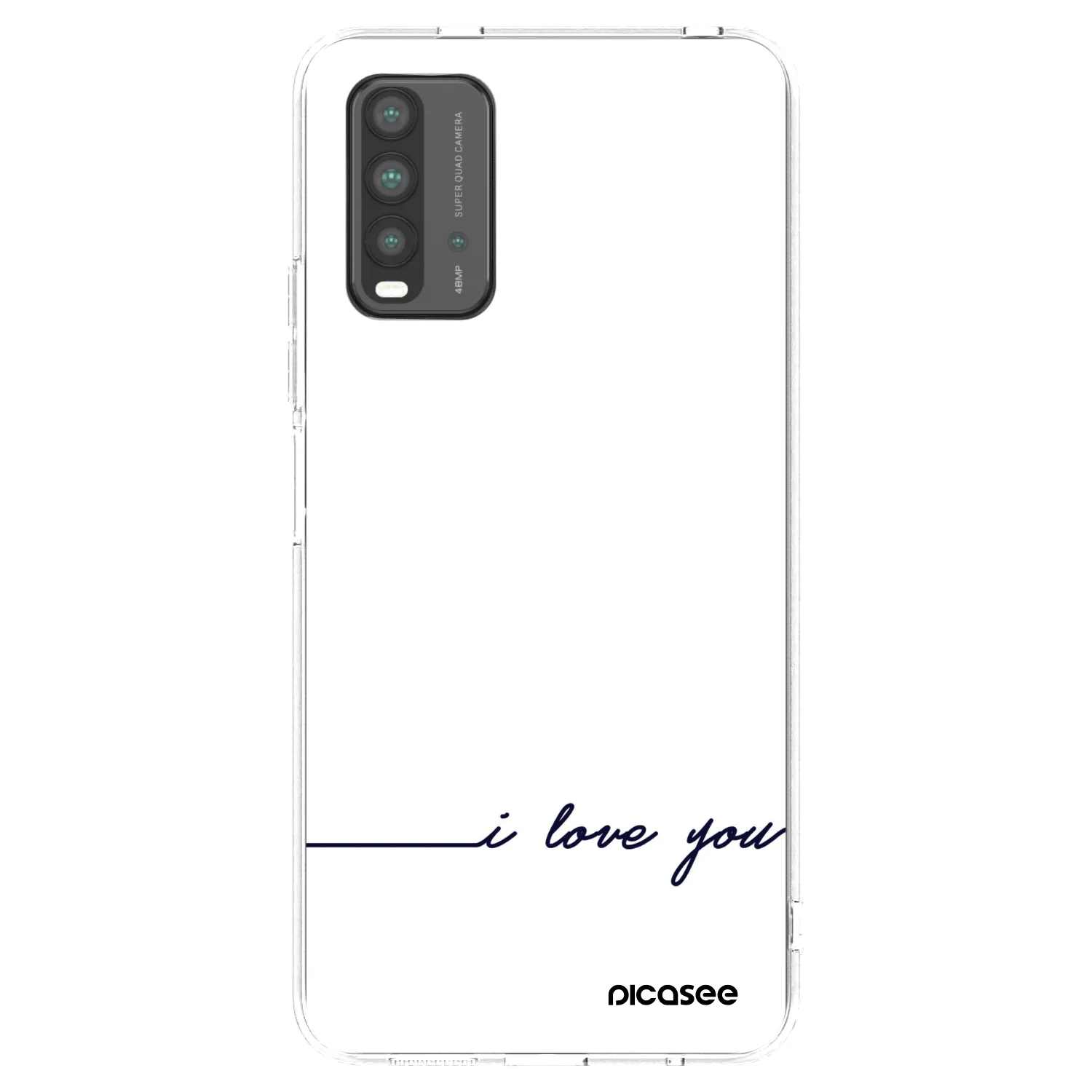 Picasee husă neagră din silicon pentru Xiaomi Redmi 9T - I love you