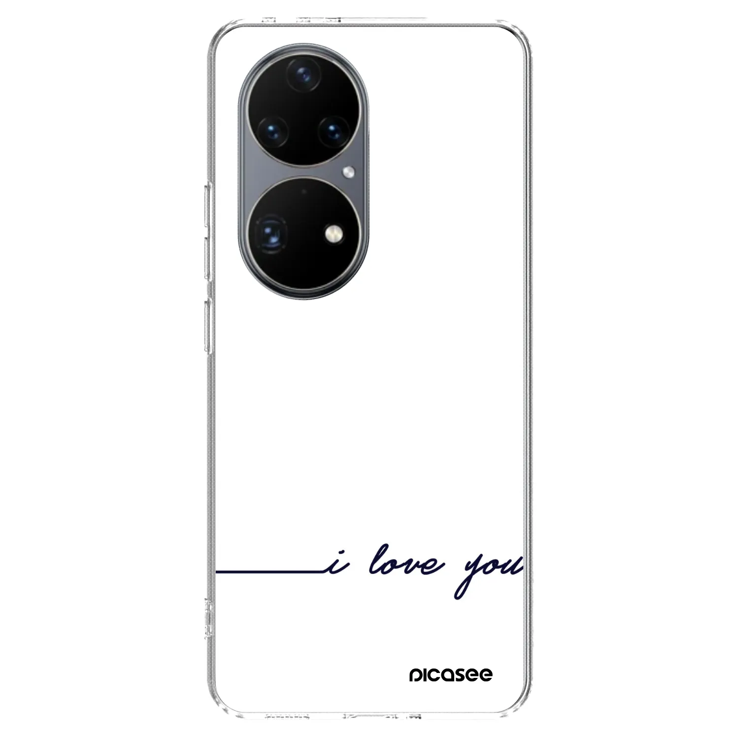 Picasee husă transparentă din silicon pentru Huawei P50 - I love you