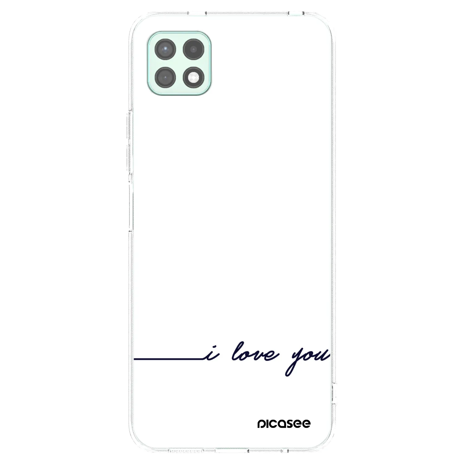 Picasee husă transparentă din silicon pentru Samsung Galaxy A22 A226B 5G - I love you