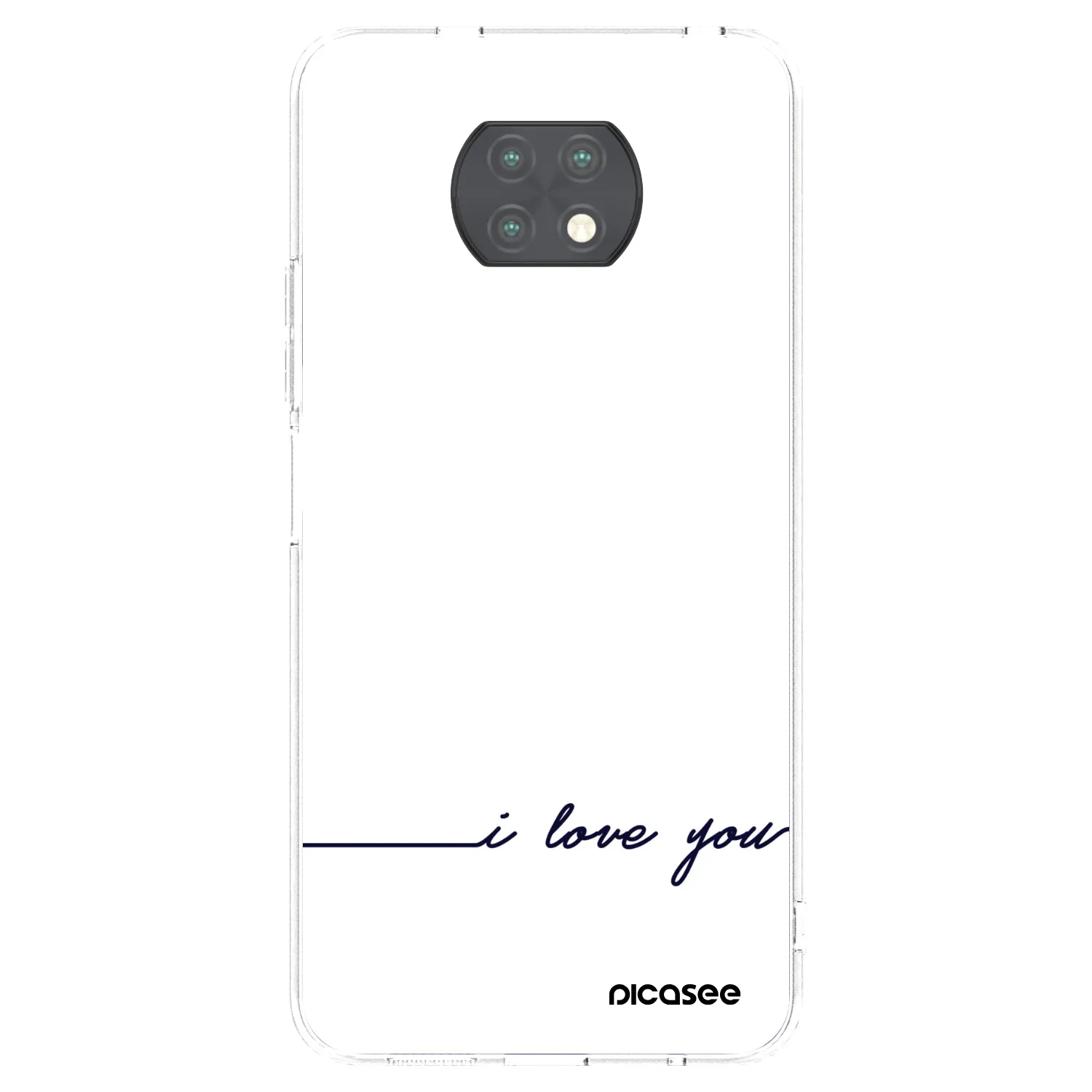 Picasee husă transparentă din silicon pentru Xiaomi Redmi Note 9T - I love you