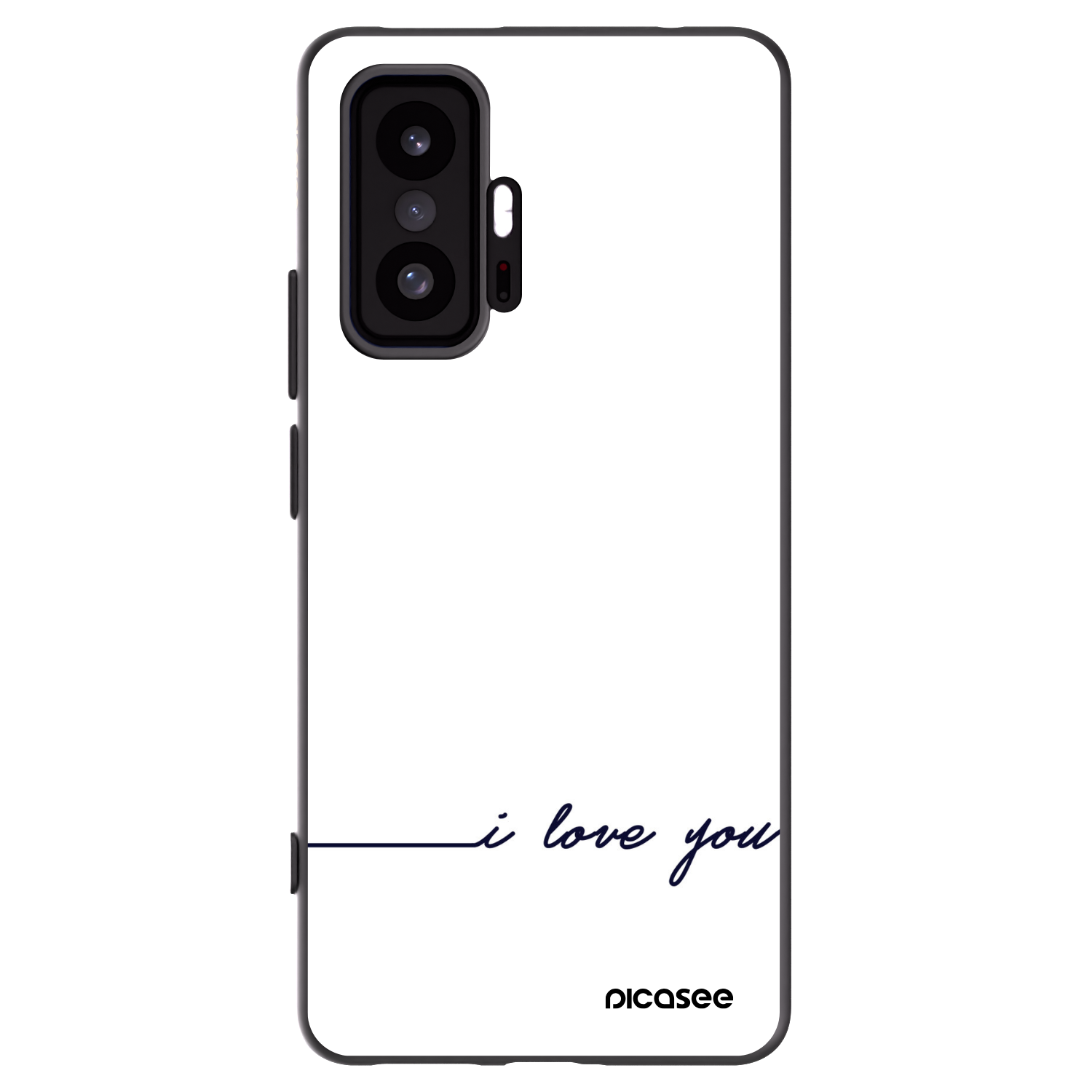 Picasee husă neagră din silicon pentru Xiaomi 11T Pro - I love you