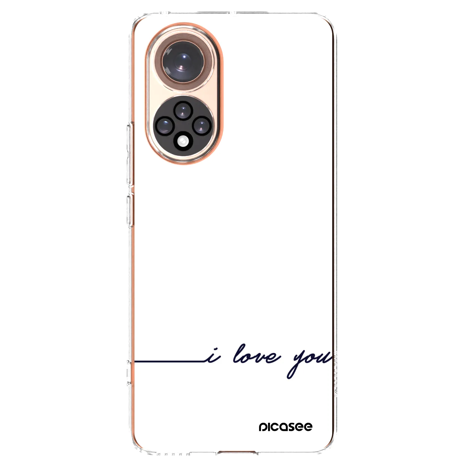 Picasee husă transparentă din silicon pentru Honor 50 5G - I love you