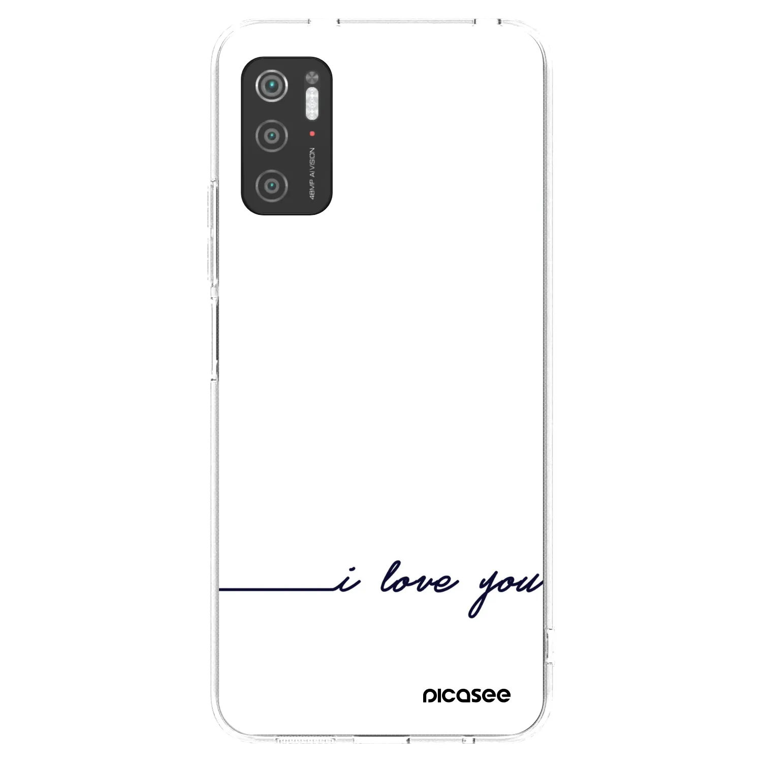 Picasee husă transparentă din silicon pentru Xiaomi Poco M3 Pro 5G - I love you