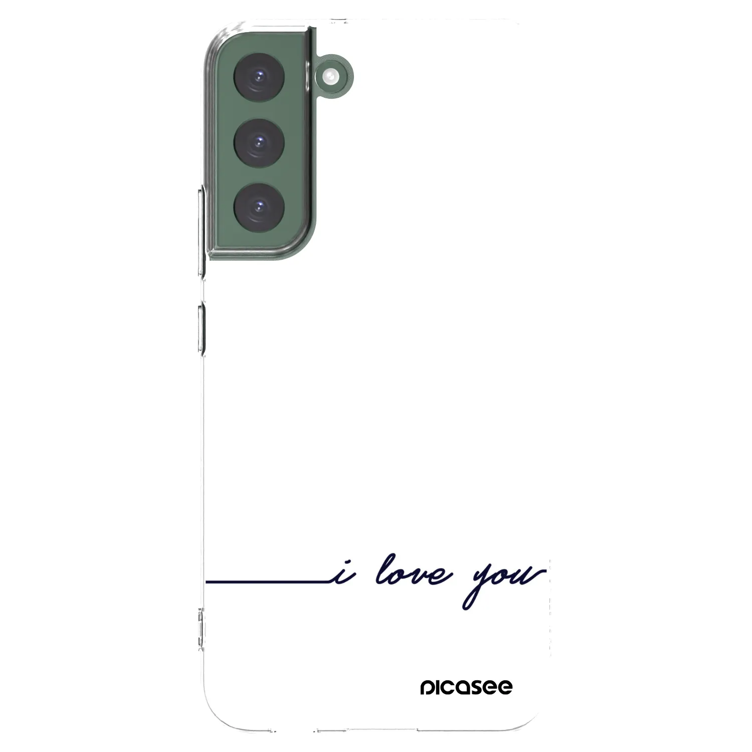 Picasee husă transparentă din silicon pentru Samsung Galaxy S22+ 5G - I love you
