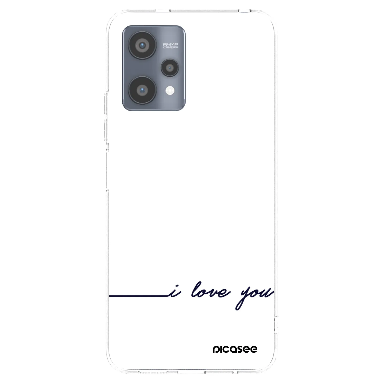 Picasee husă transparentă din silicon pentru Realme 9 Pro 5G - I love you