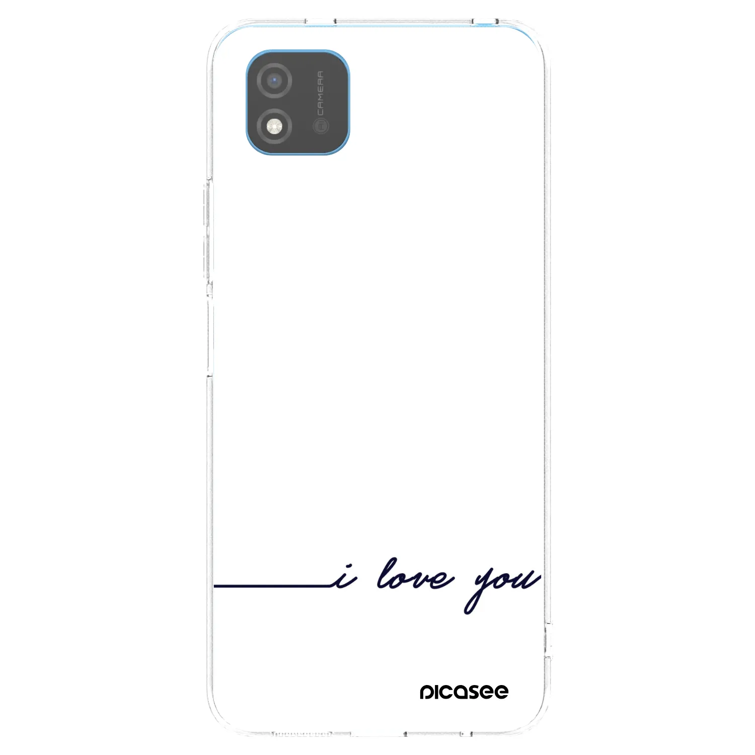 Picasee husă transparentă din silicon pentru Realme C11 (2021) - I love you