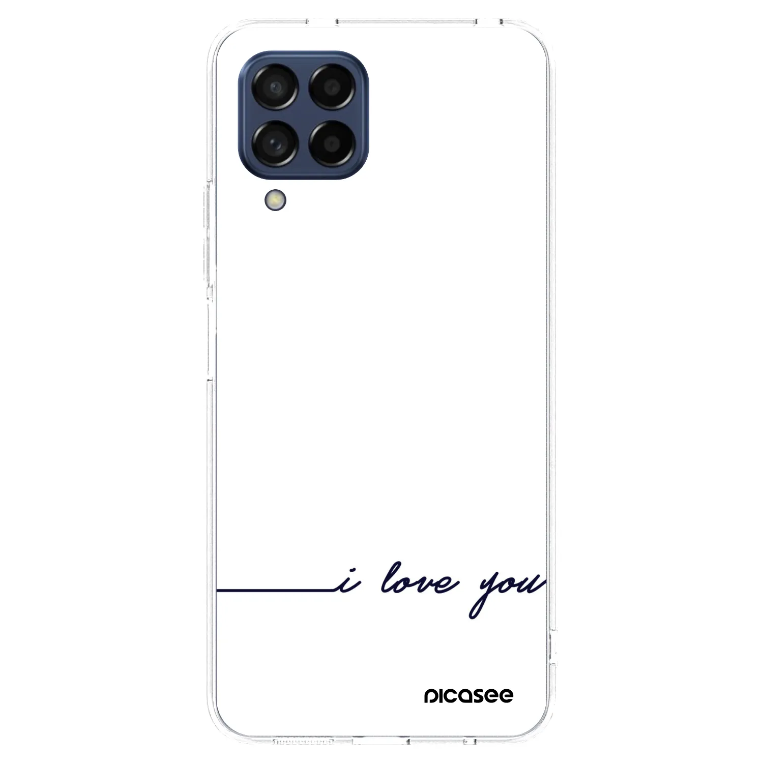 Picasee husă transparentă din silicon pentru Samsung Galaxy M53 5G - I love you