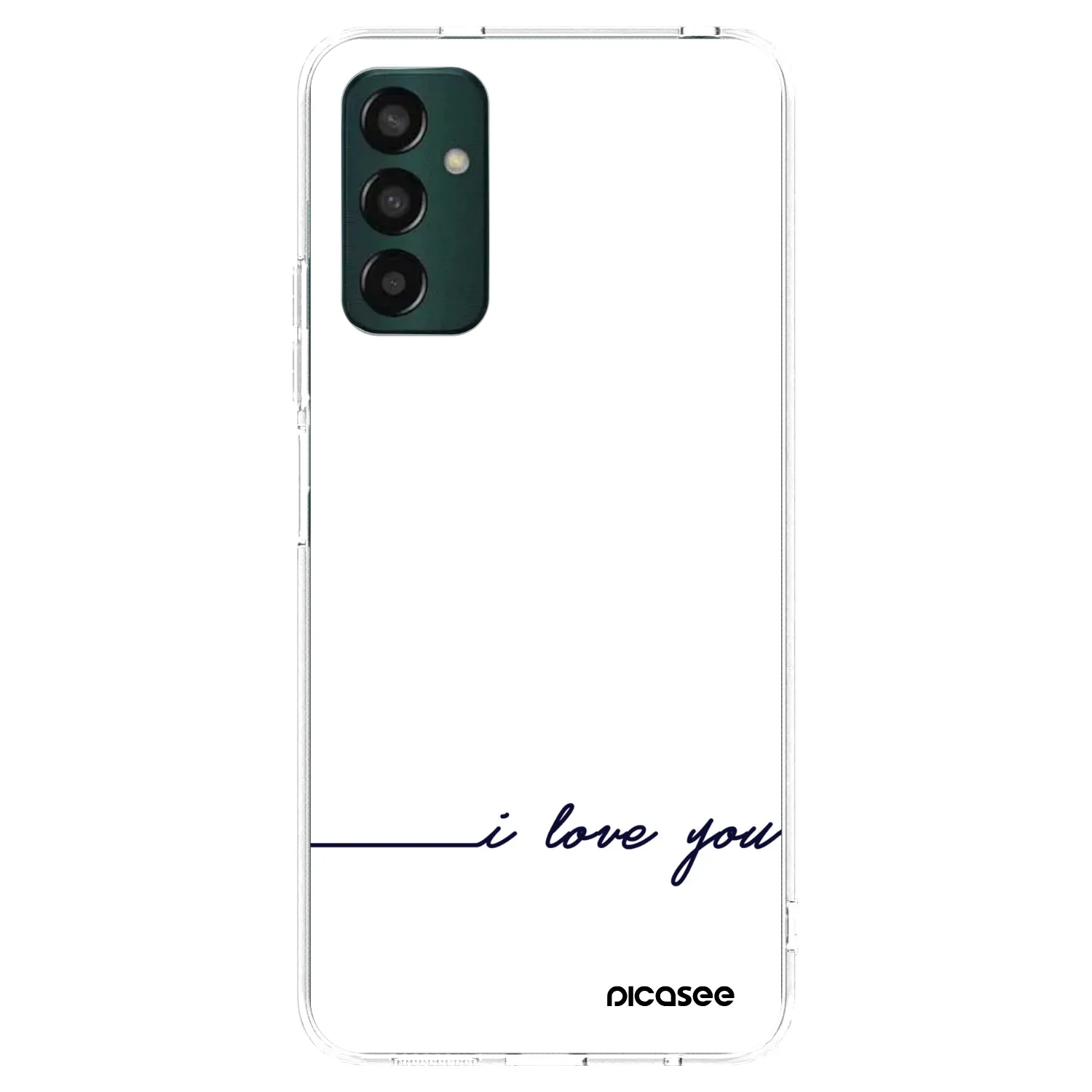 Picasee husă transparentă din silicon pentru Samsung Galaxy M13 M135F - I love you