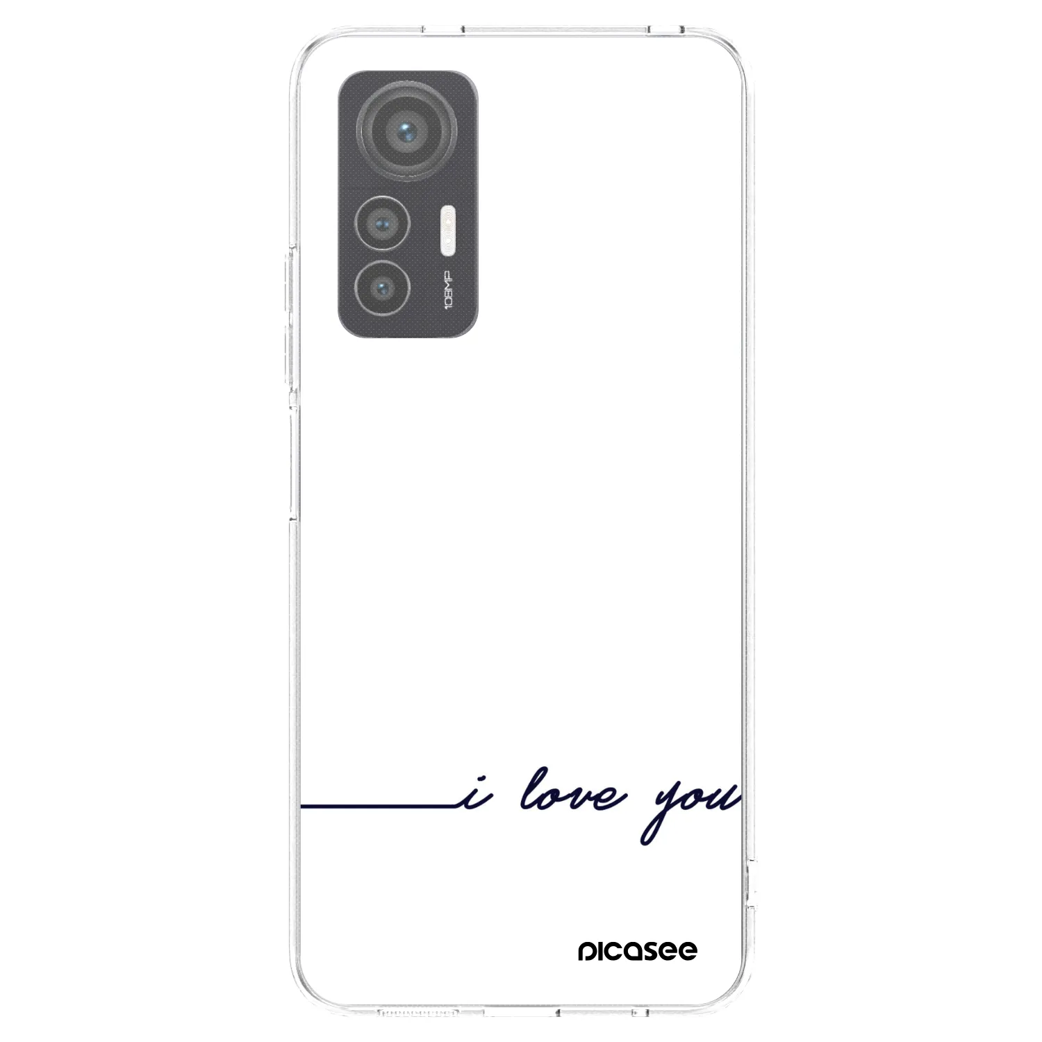 Picasee husă transparentă din silicon pentru Xiaomi 12 Lite - I love you