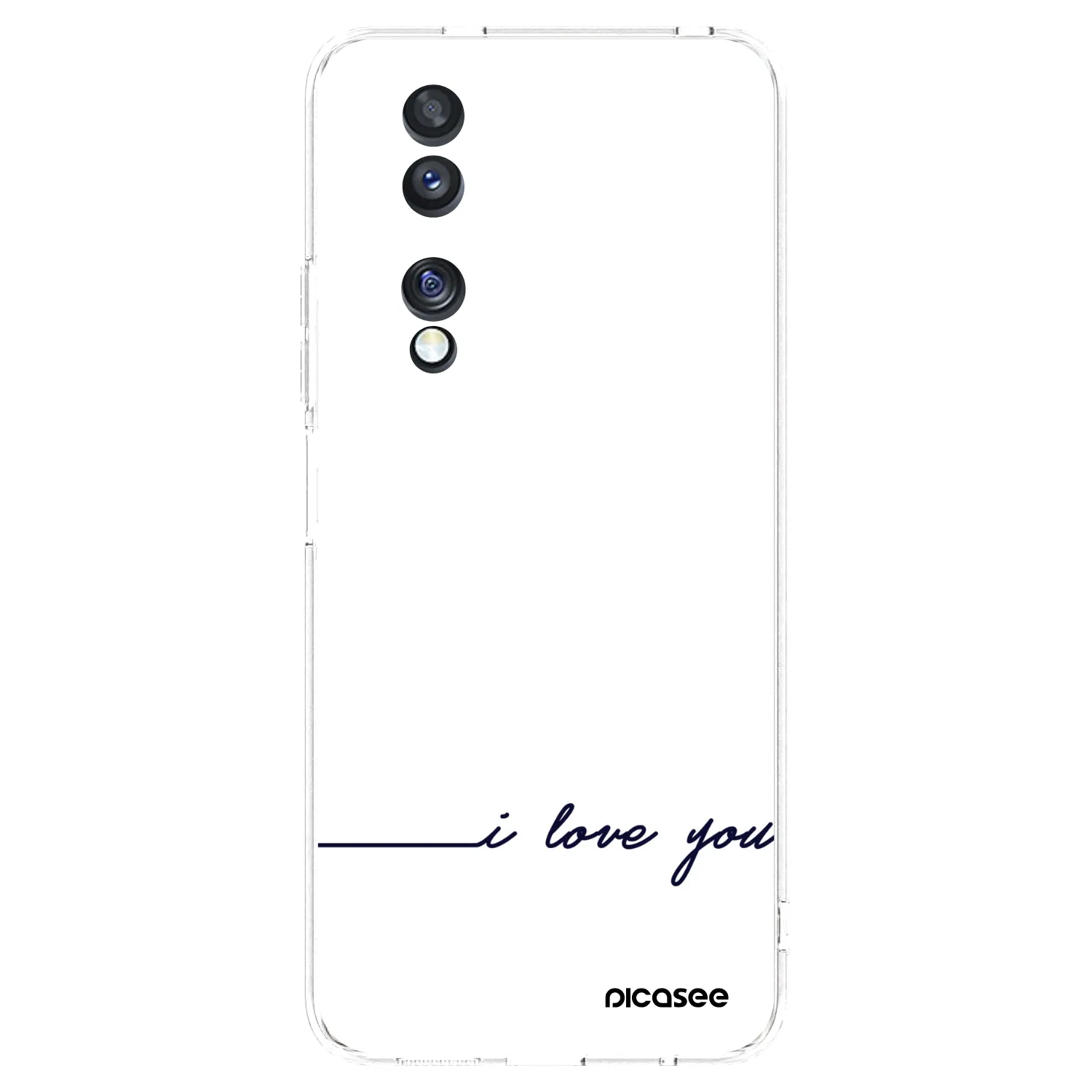 Picasee husă transparentă din silicon pentru Honor 70 - I love you