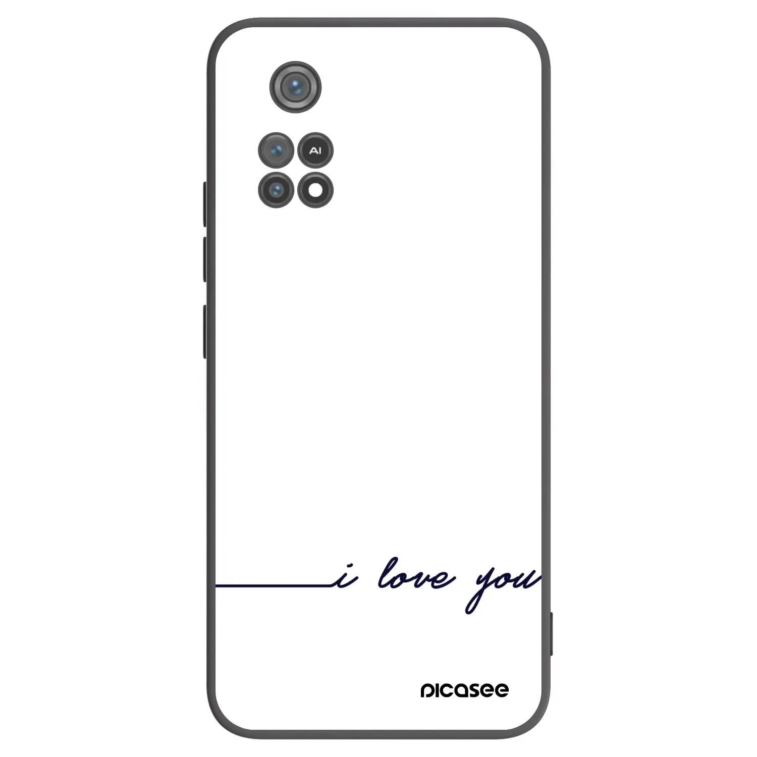 Picasee husă neagră din silicon pentru Xiaomi Poco M4 Pro - I love you