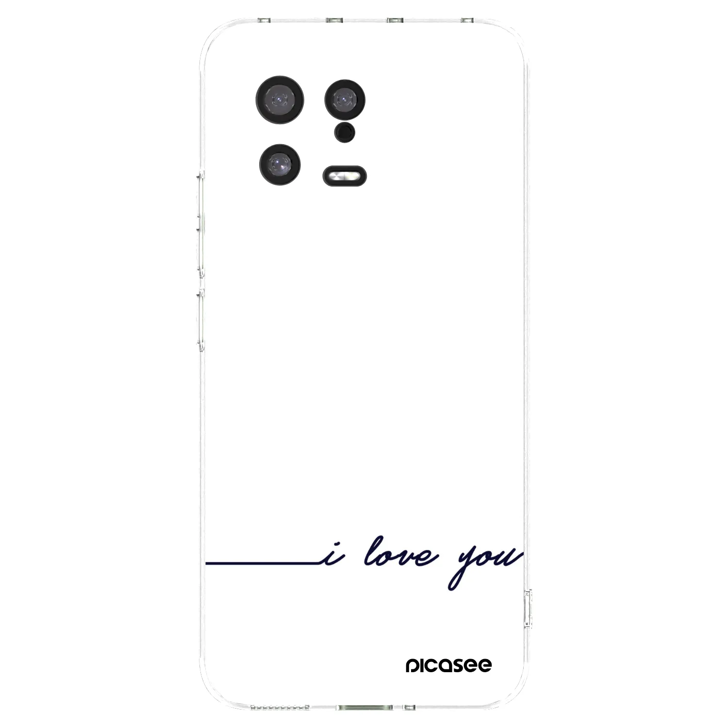 Picasee husă transparentă din silicon pentru Xiaomi 13 - I love you