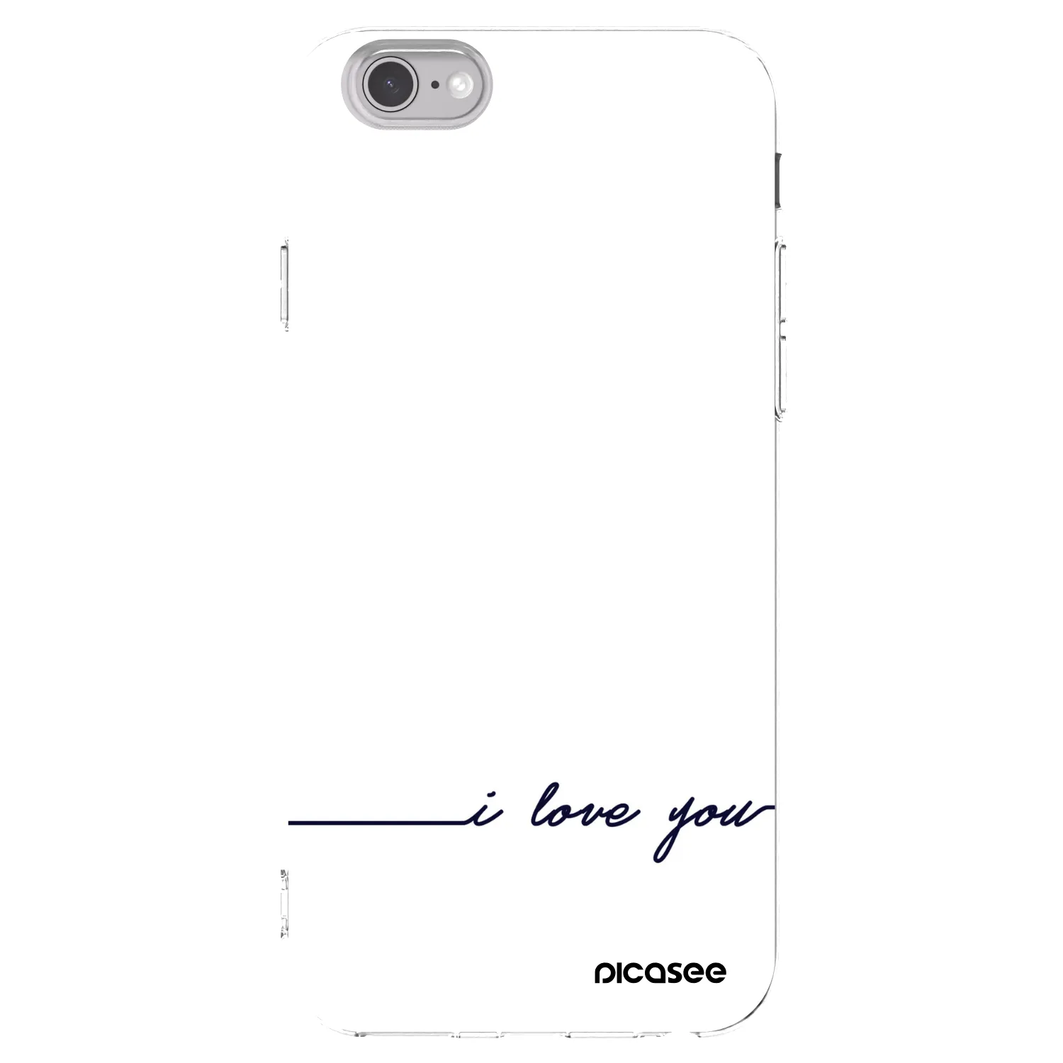 Picasee husă transparentă din silicon pentru Apple iPhone 6/6S - I love you
