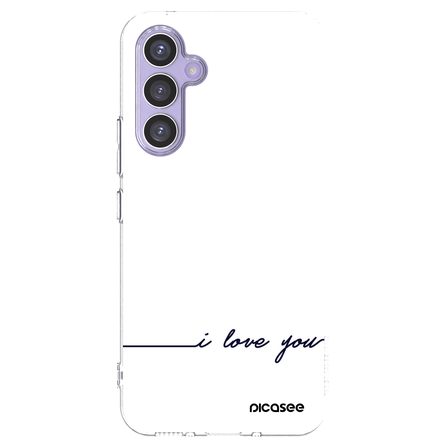Picasee husă transparentă din silicon pentru Samsung Galaxy A54 5G A546B - I love you