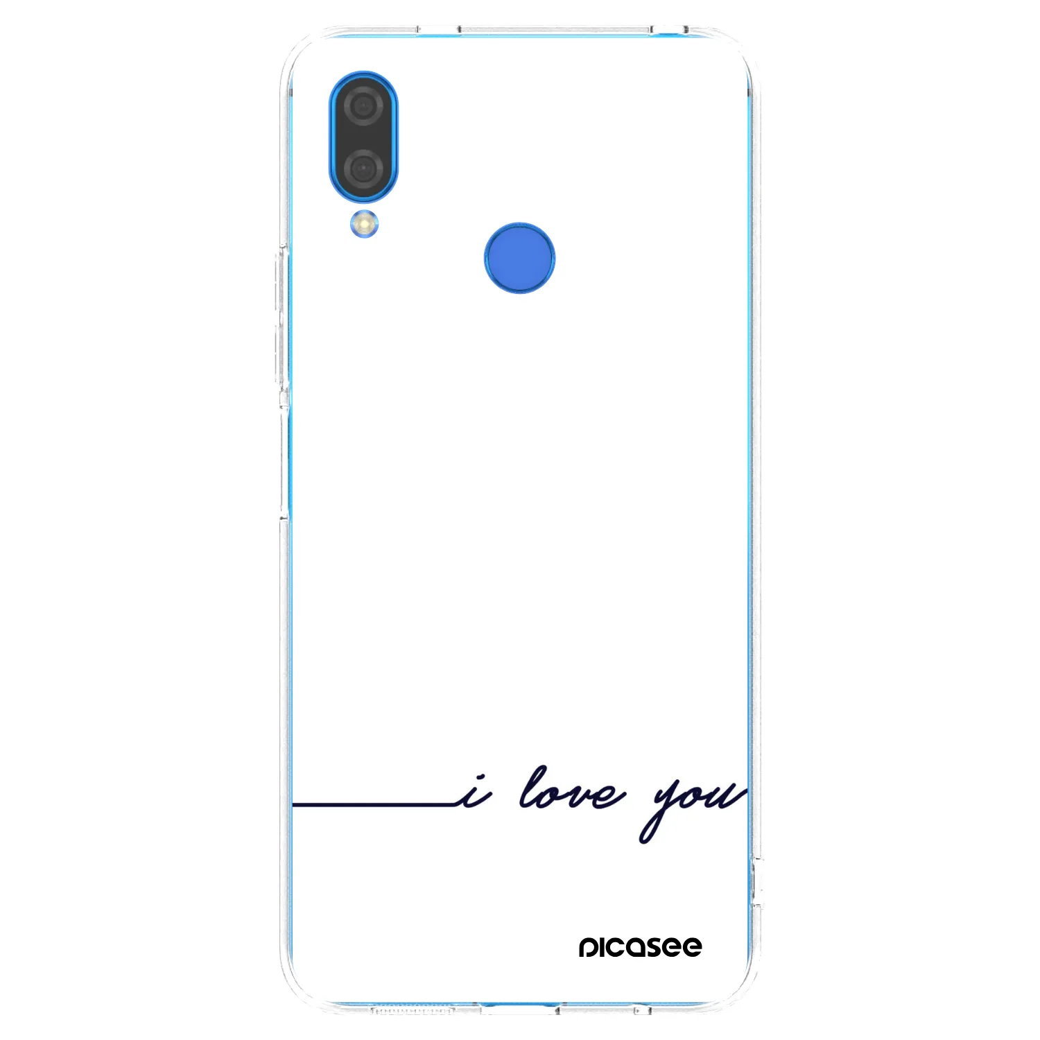 Picasee husă transparentă din silicon pentru Huawei Nova 3i - I love you