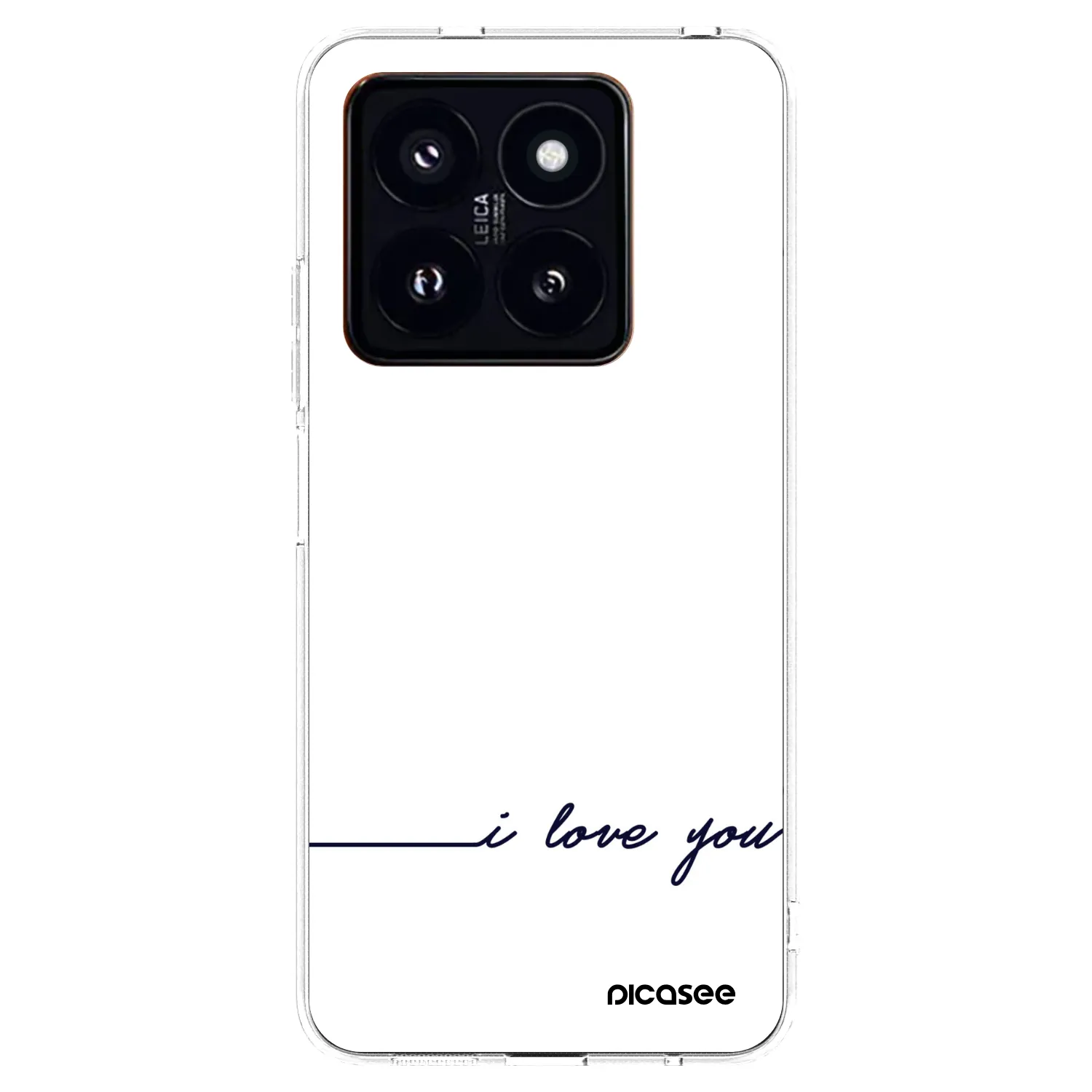 Picasee husă transparentă din silicon pentru Xiaomi 14 Pro - I love you