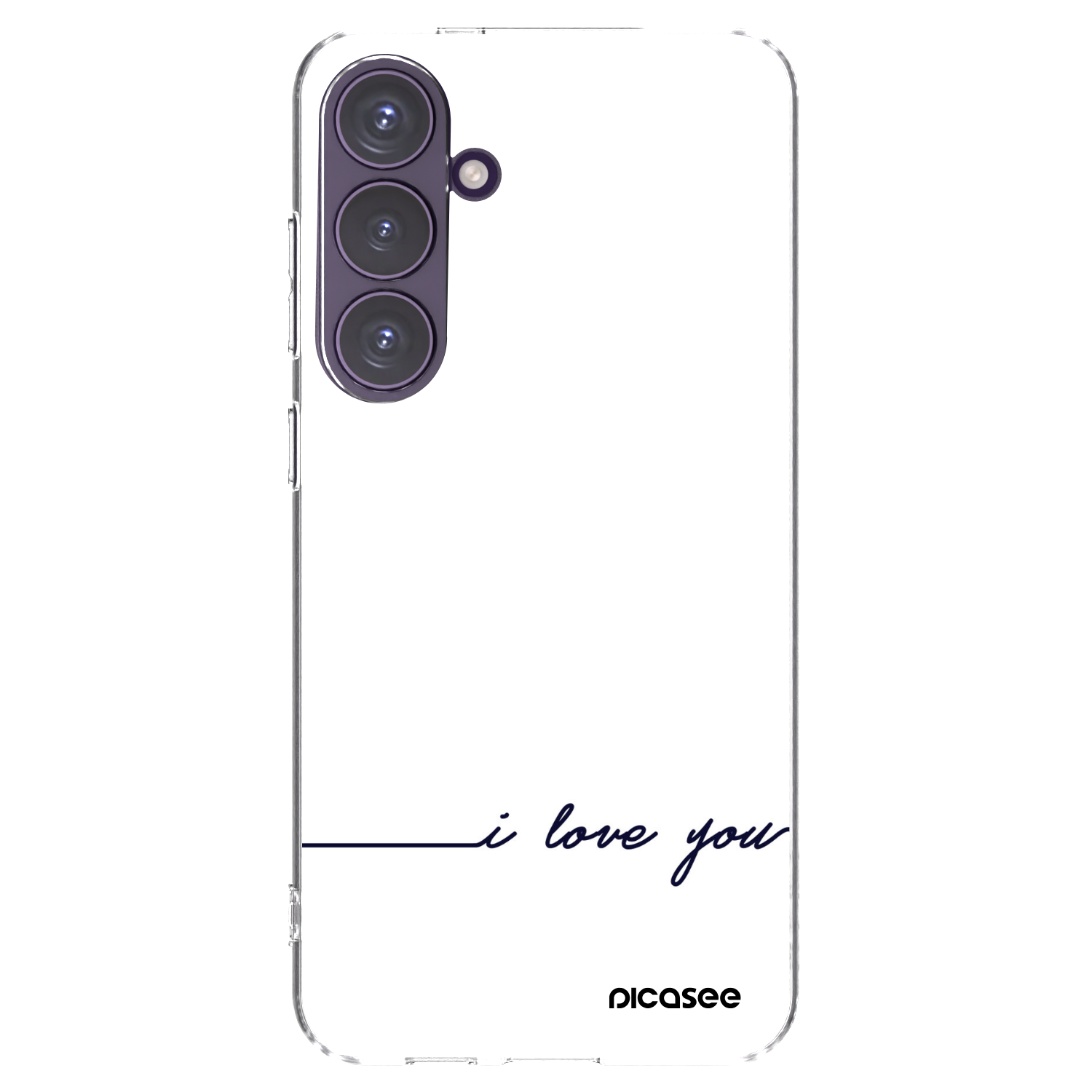 Picasee husă transparentă din silicon pentru Samsung Galaxy S24+ S926B 5G - I love you