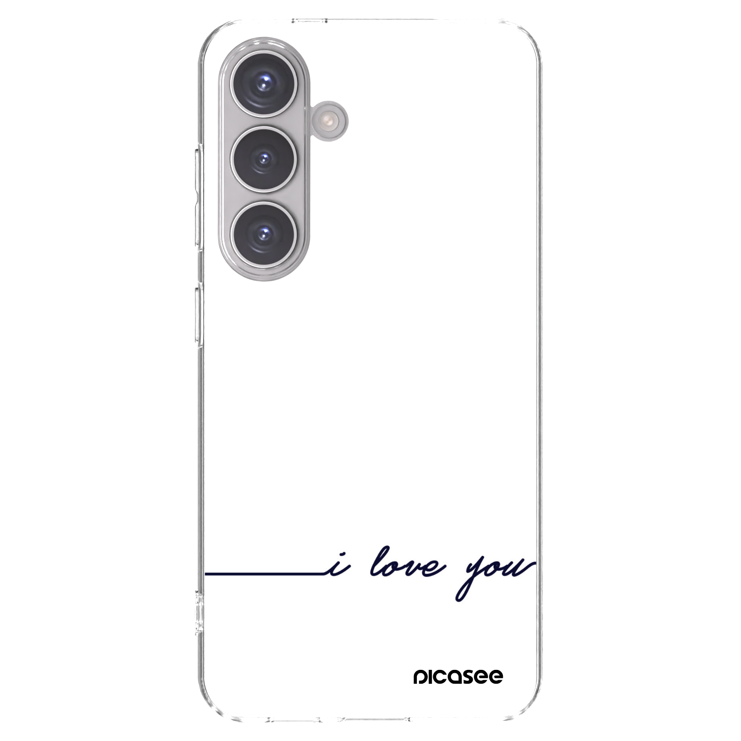 Picasee husă transparentă din silicon pentru Samsung Galaxy S24 S921B 5G - I love you