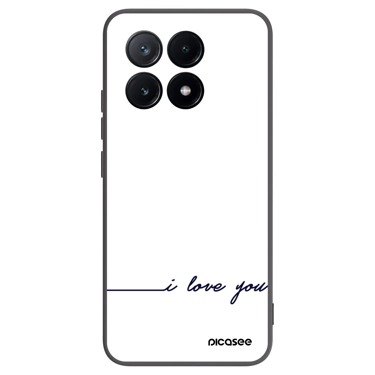 Picasee husă neagră din silicon pentru Xiaomi Poco X6 Pro - I love you