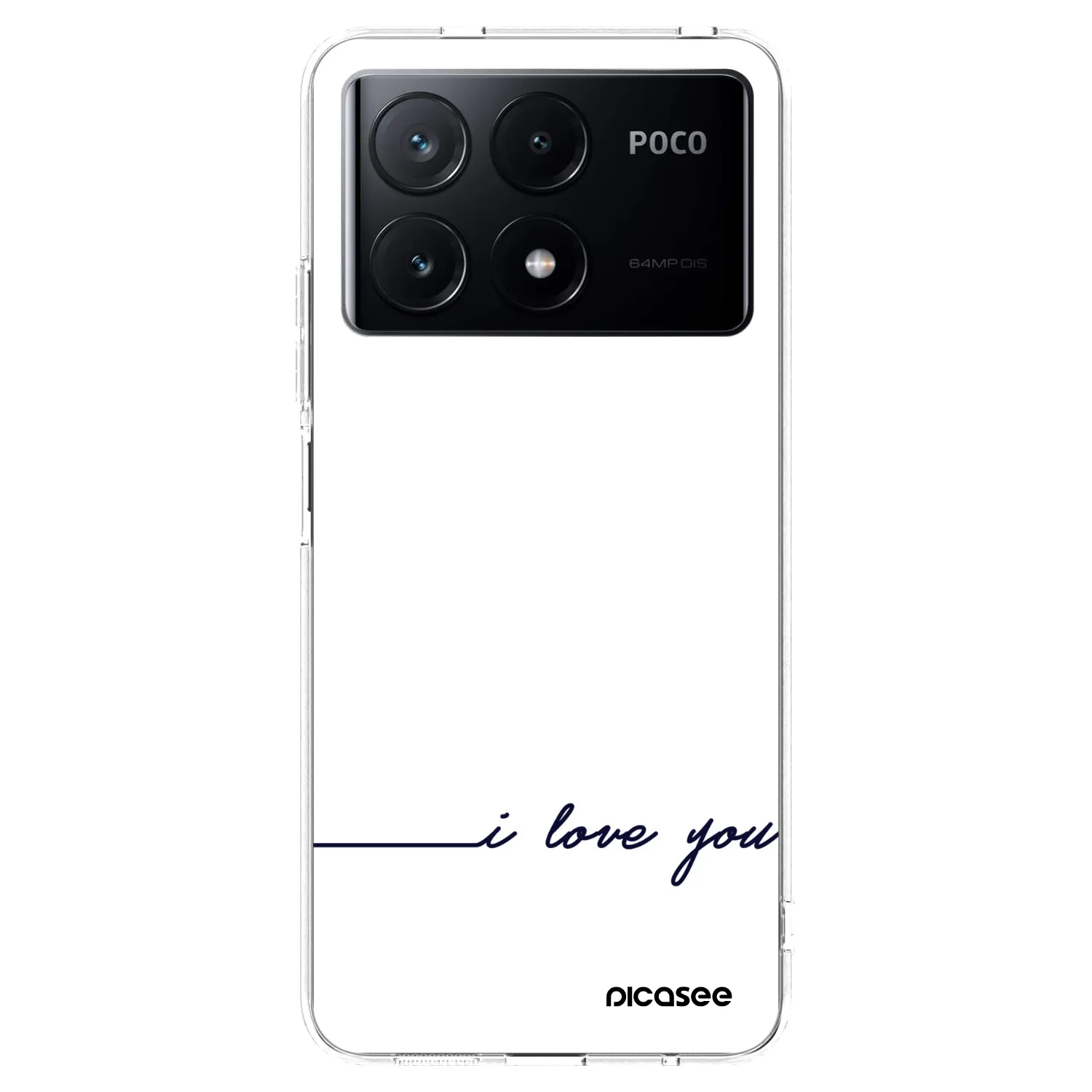 Picasee husă transparentă din silicon pentru Xiaomi Poco X6 Pro - I love you