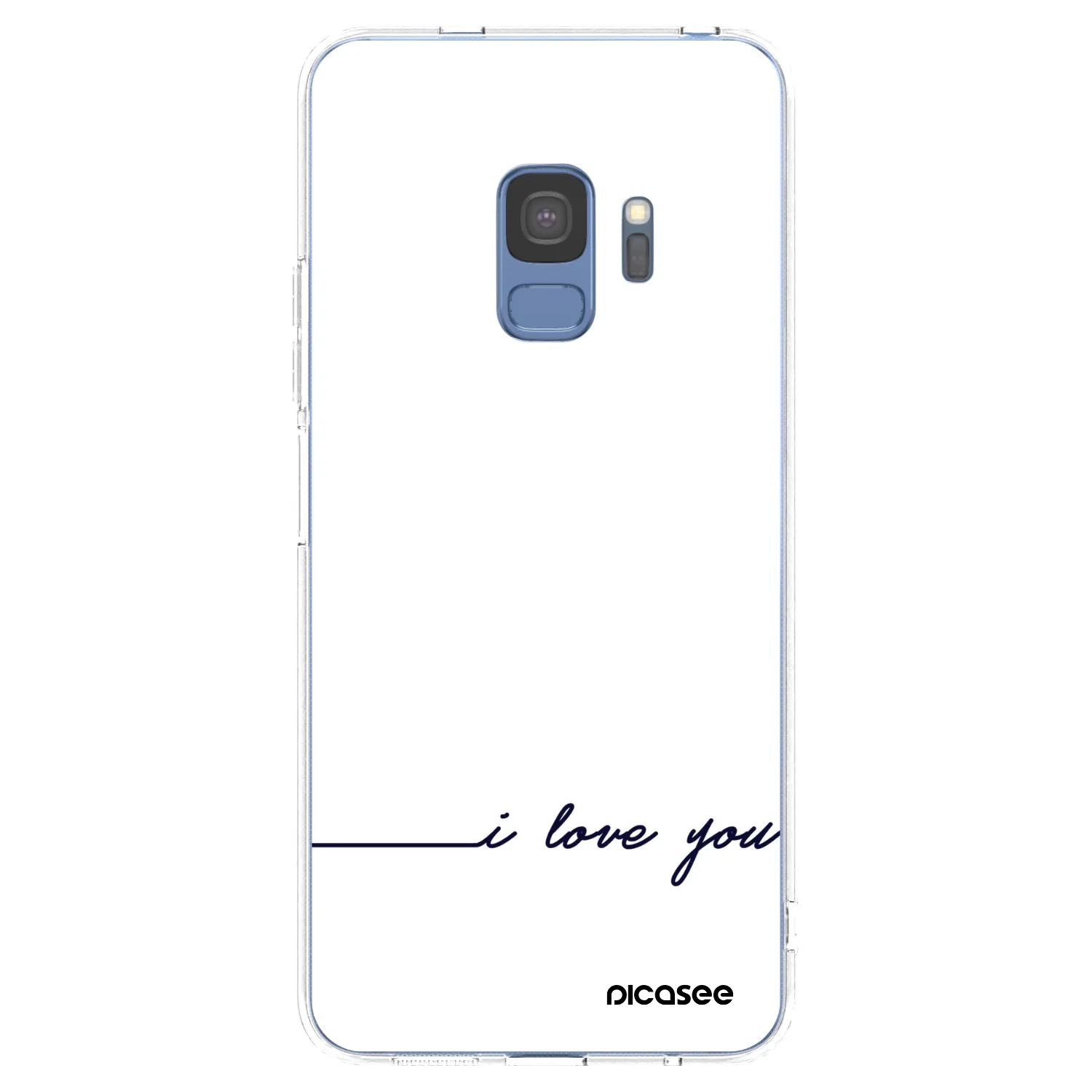 Picasee husă transparentă din silicon pentru Samsung Galaxy S9 G960F - I love you