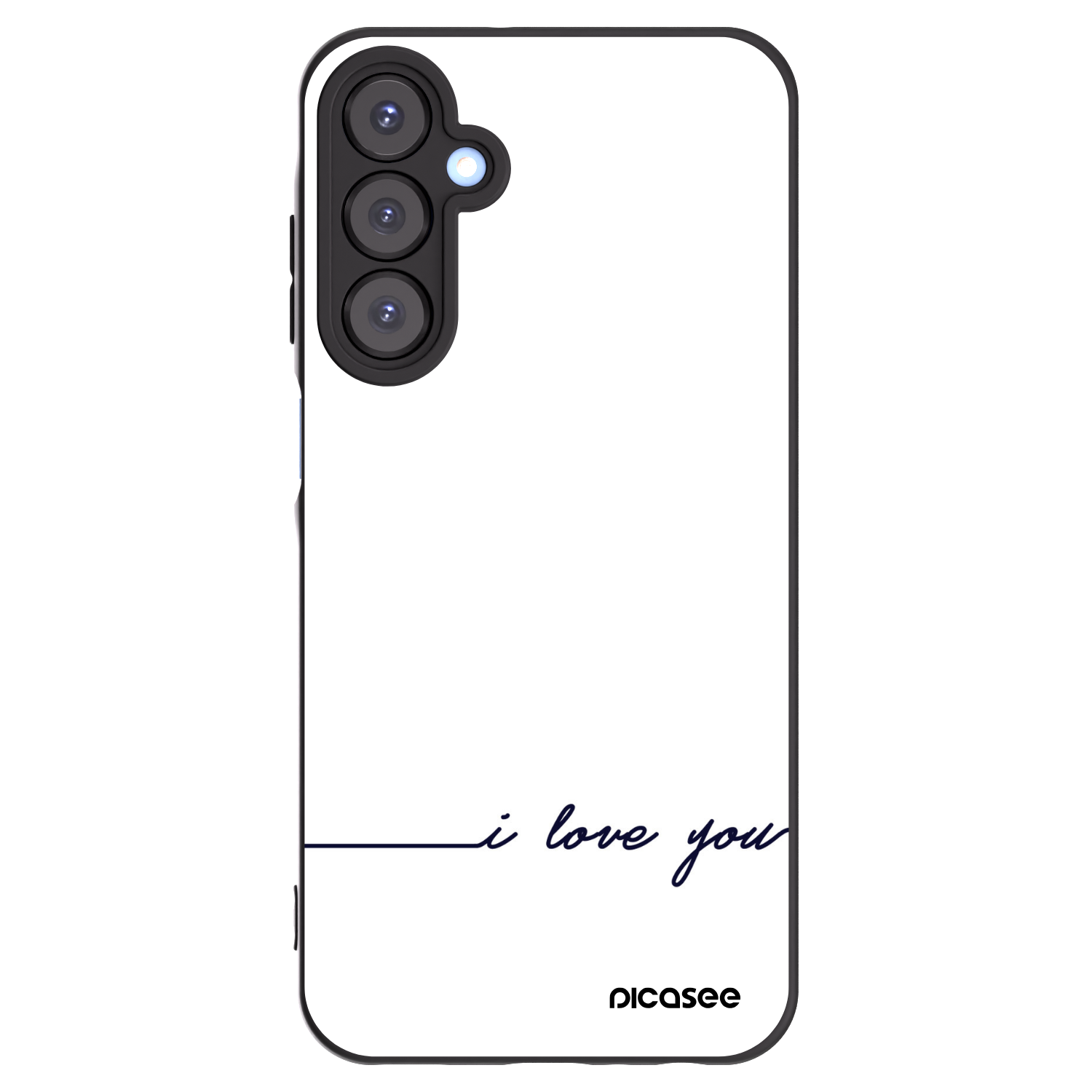 Picasee husă neagră din silicon pentru Samsung Galaxy A25 A256B 5G - I love you