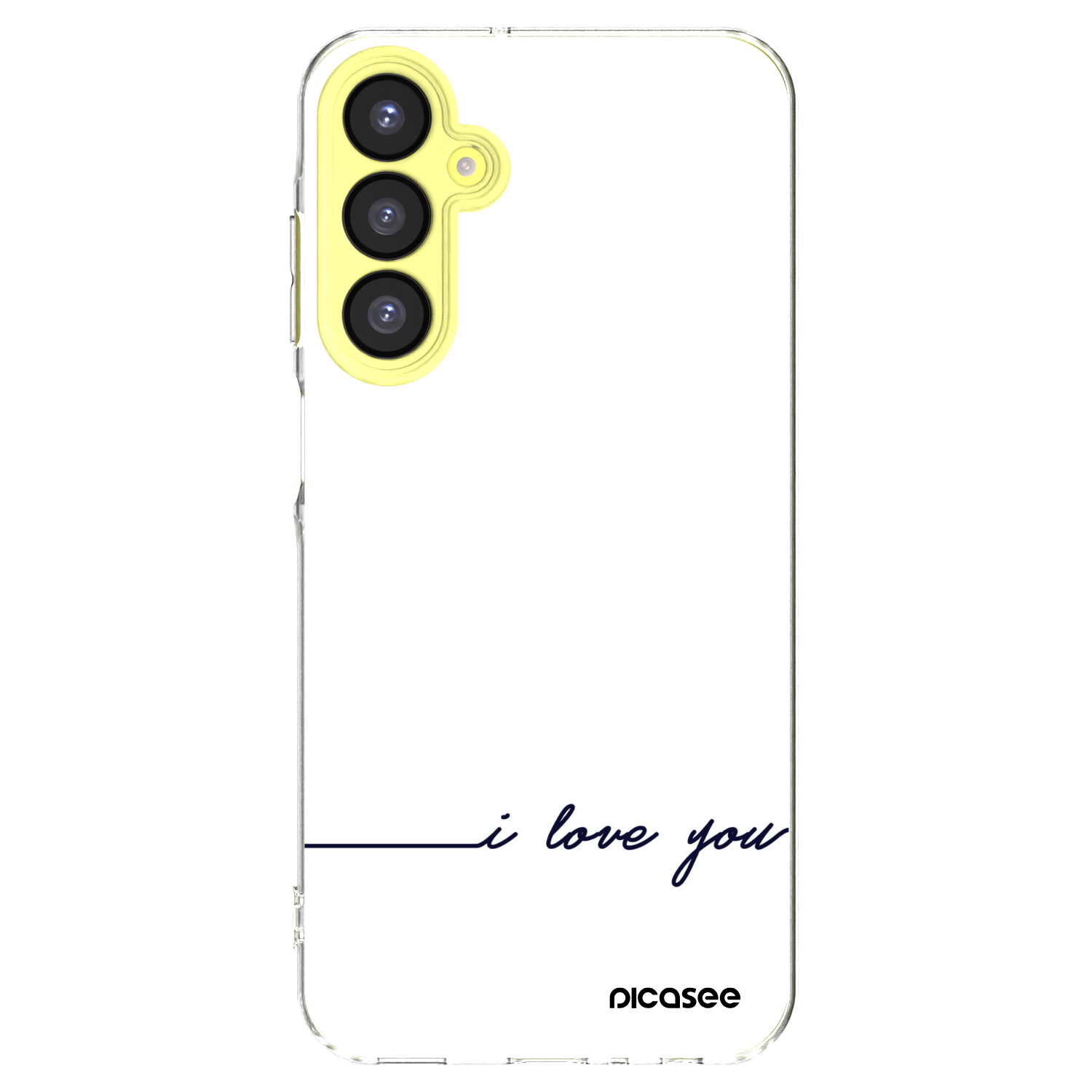 Picasee husă transparentă din silicon pentru Samsung Galaxy A25 A256B 5G - I love you