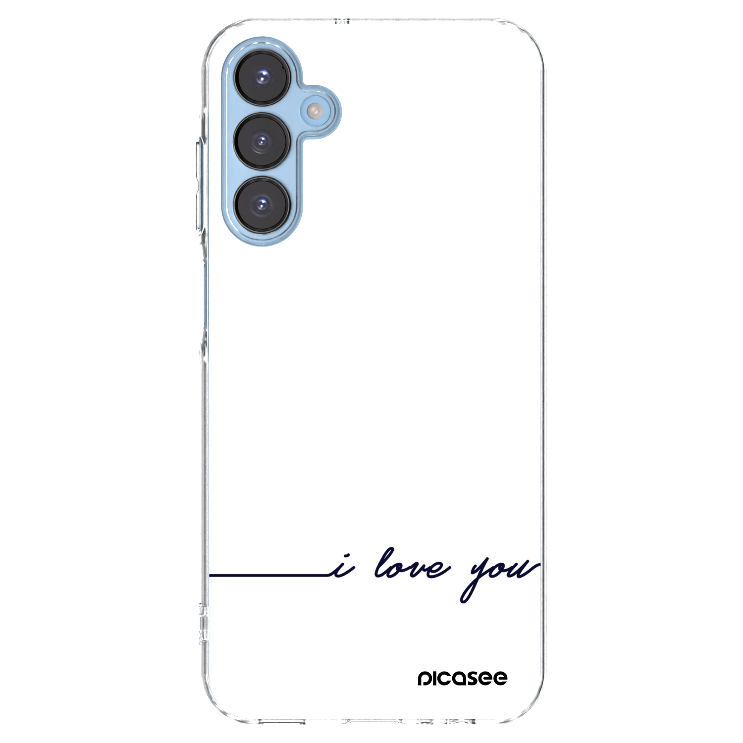 Picasee husă transparentă din silicon pentru Samsung Galaxy A15 A156B 5G - I love you