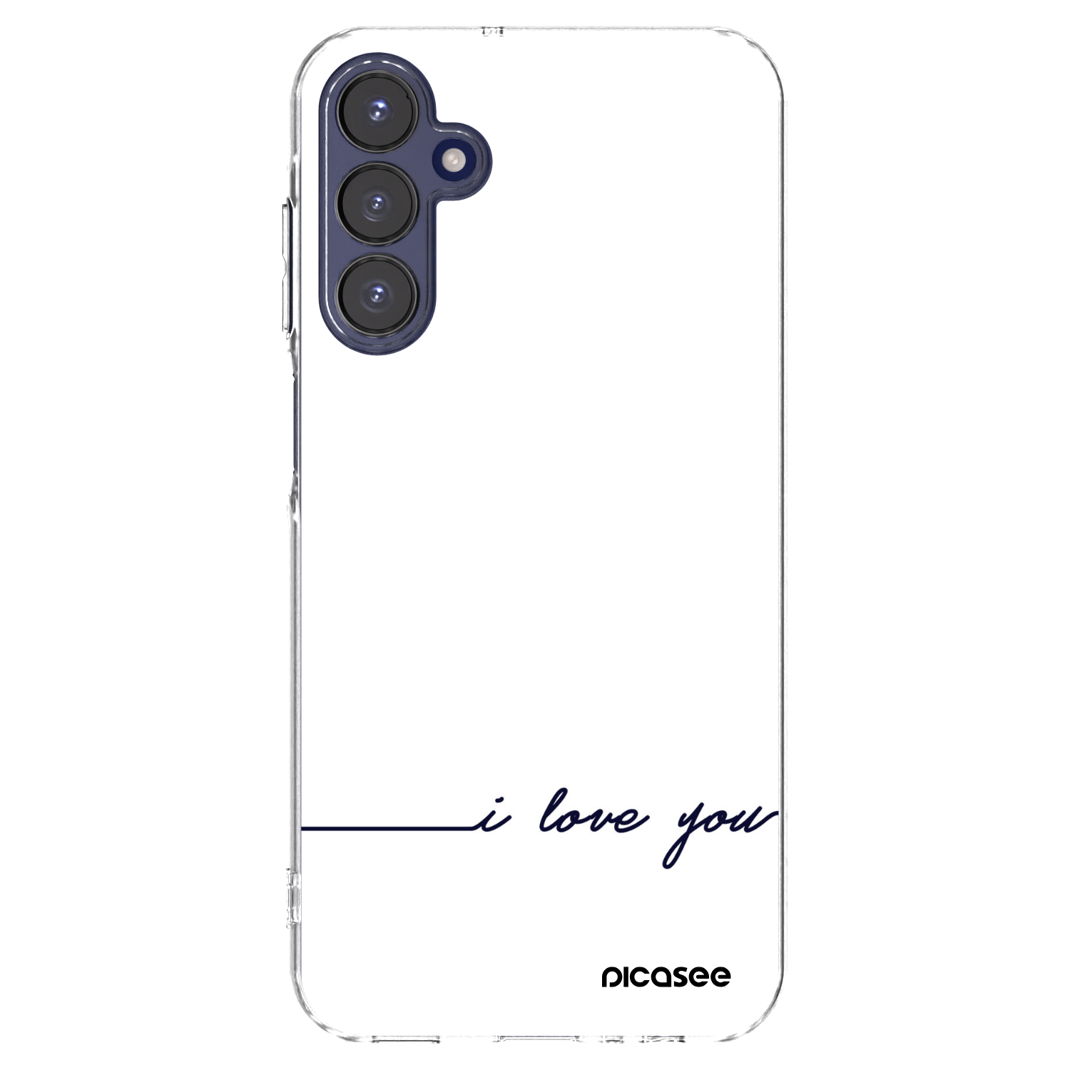 Picasee husă transparentă din silicon pentru Samsung Galaxy A15 A155F 4G - I love you