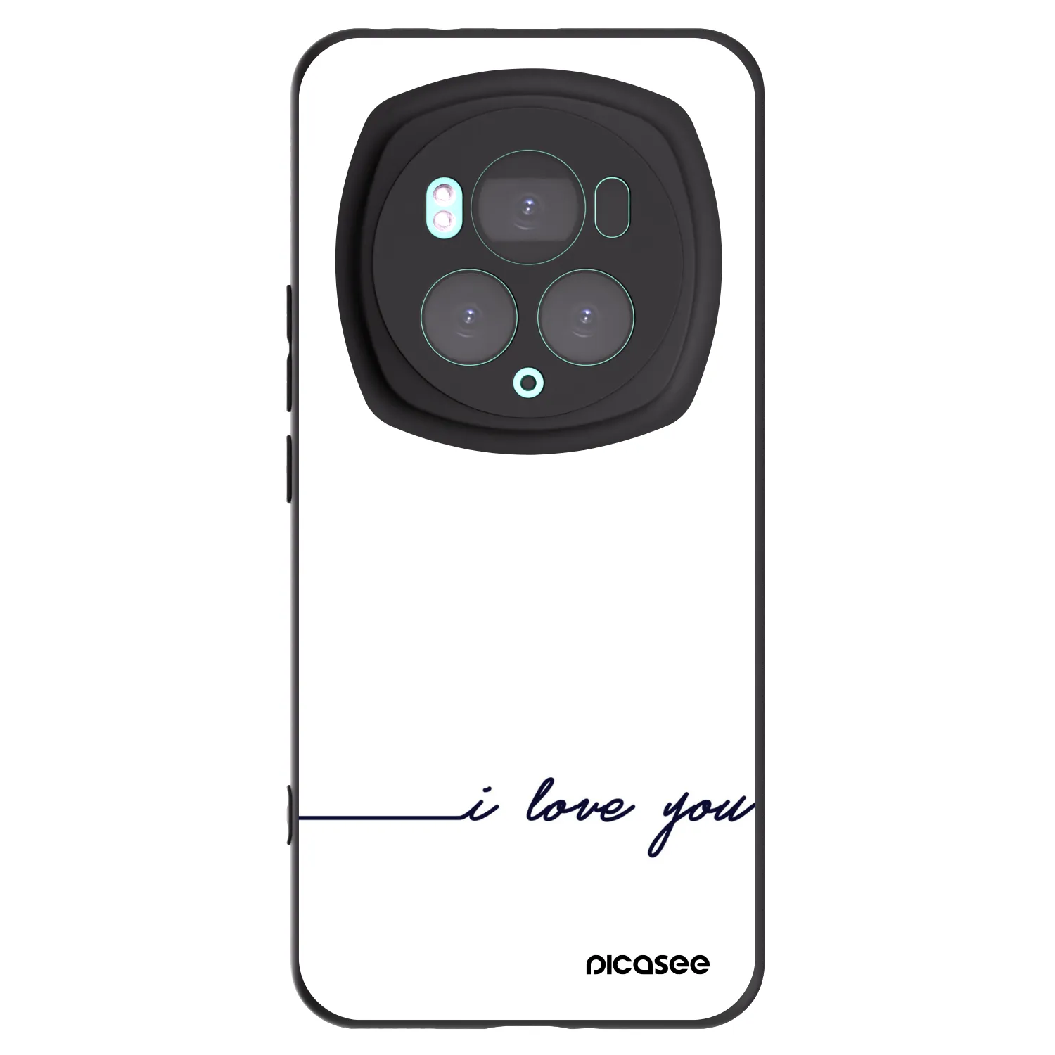 Picasee husă neagră din silicon pentru Honor Magic6 Pro - I love you