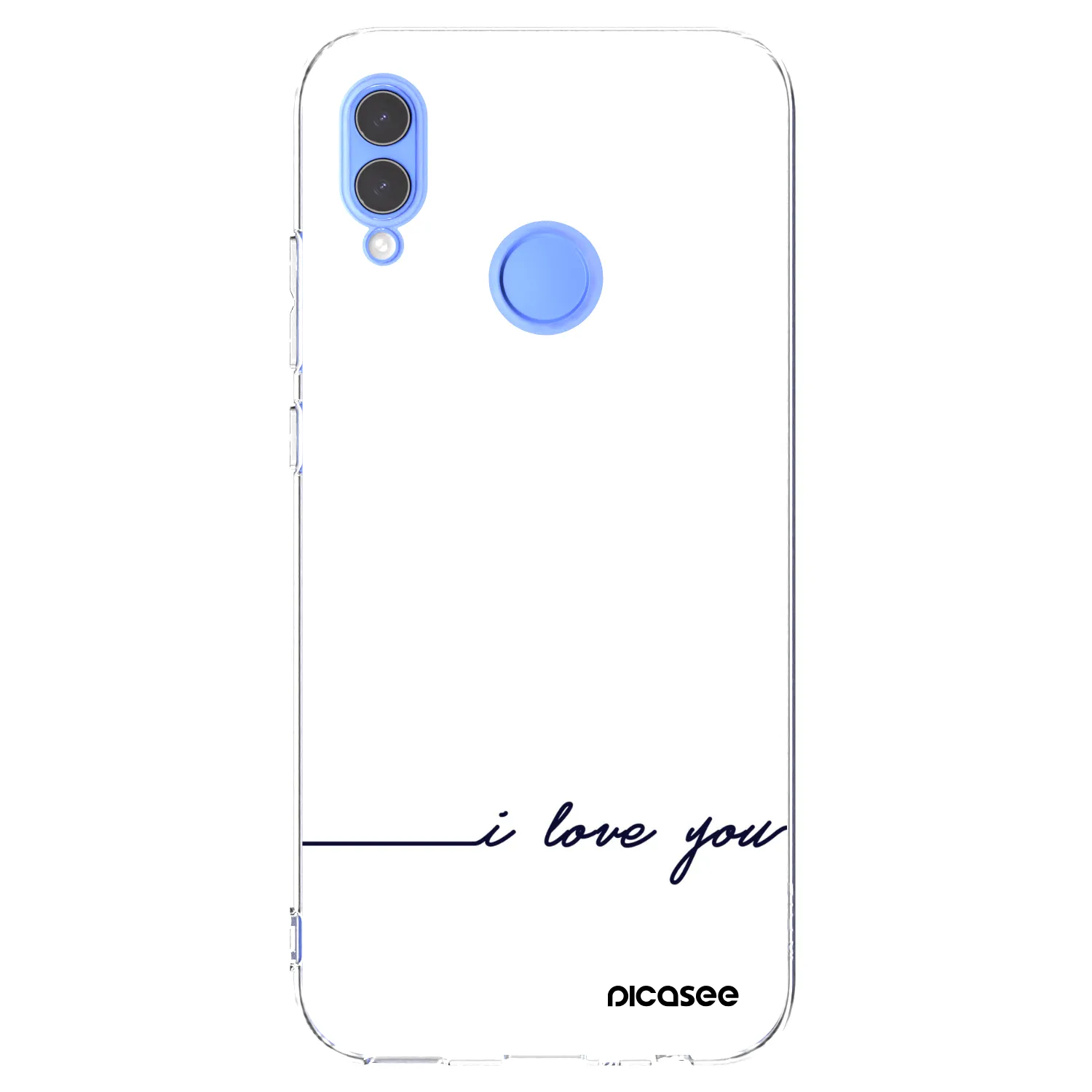 Picasee husă transparentă din silicon pentru Honor 10 Lite - I love you