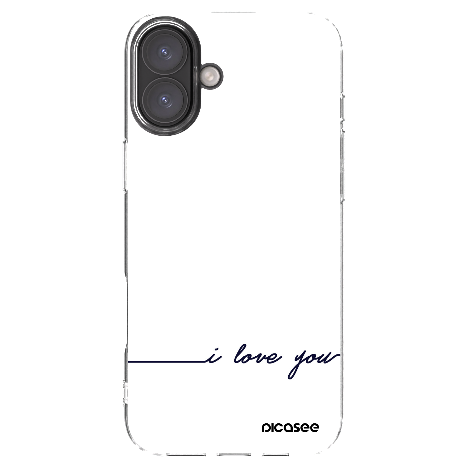 Picasee husă transparentă din silicon pentru Apple iPhone 16 Plus - I love you