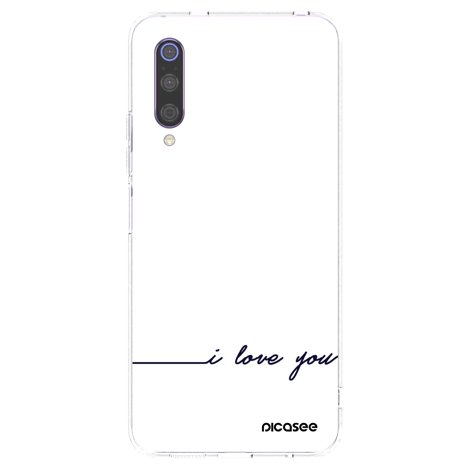 Picasee husă transparentă din silicon pentru Xiaomi Mi 9 - I love you
