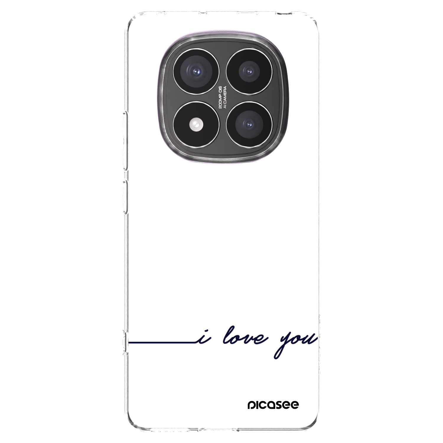 Picasee husă transparentă din silicon pentru Xiaomi Redmi Note 14 Pro+ 5G - I love you