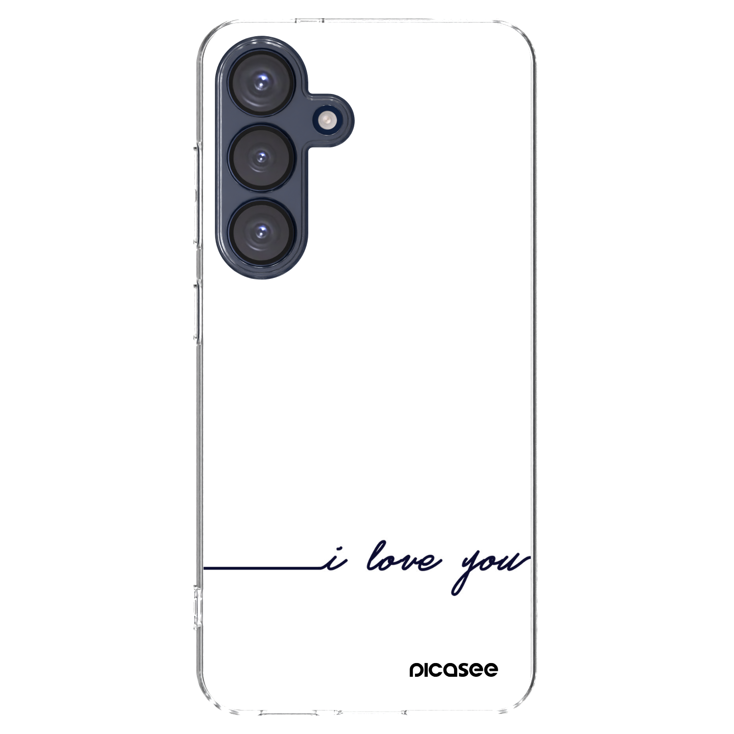 Picasee husă transparentă din silicon pentru Samsung Galaxy S25 5G - I love you