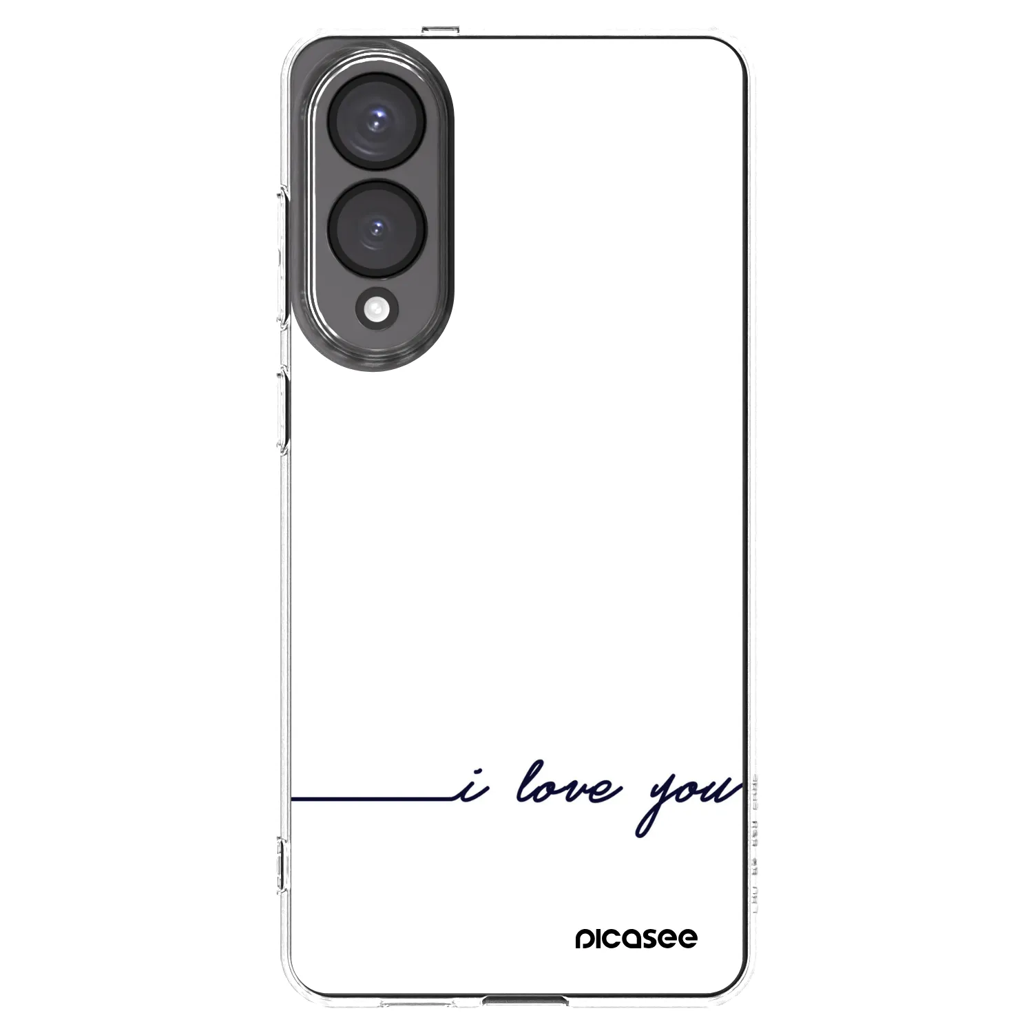 Picasee husă transparentă din silicon pentru Samsung Galaxy S25 Edge 5G - I love you