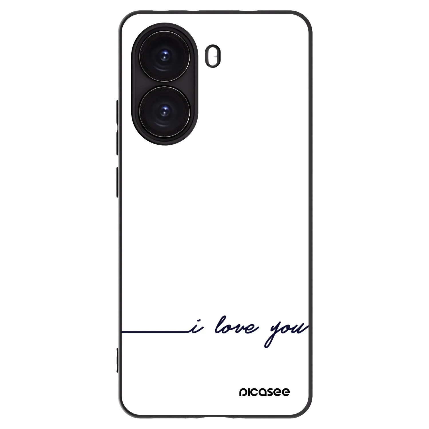 Picasee husă neagră din silicon pentru Xiaomi Poco X7 Pro 5G - I love you
