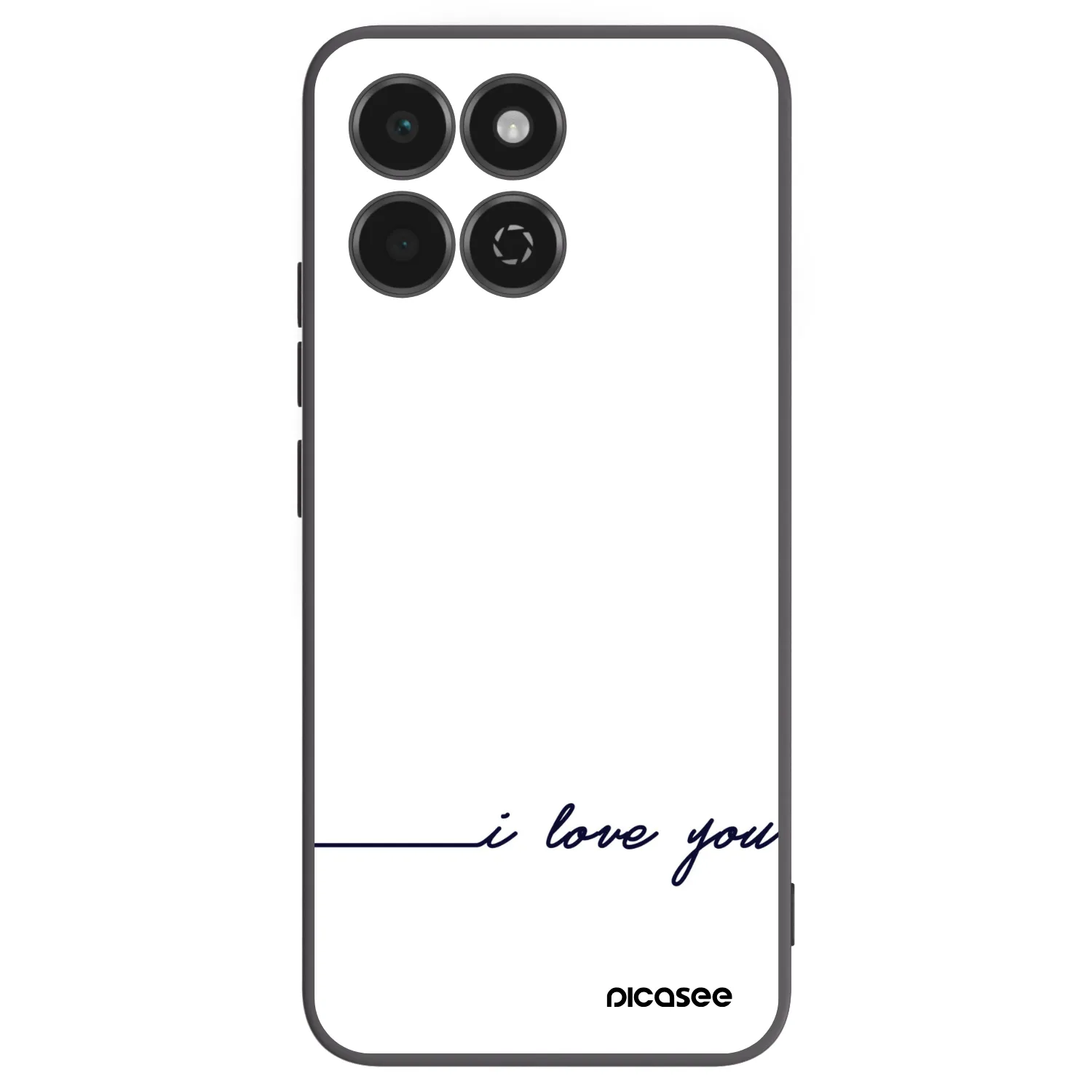 Picasee husă neagră din silicon pentru Honor 200 Smart 5G - I love you