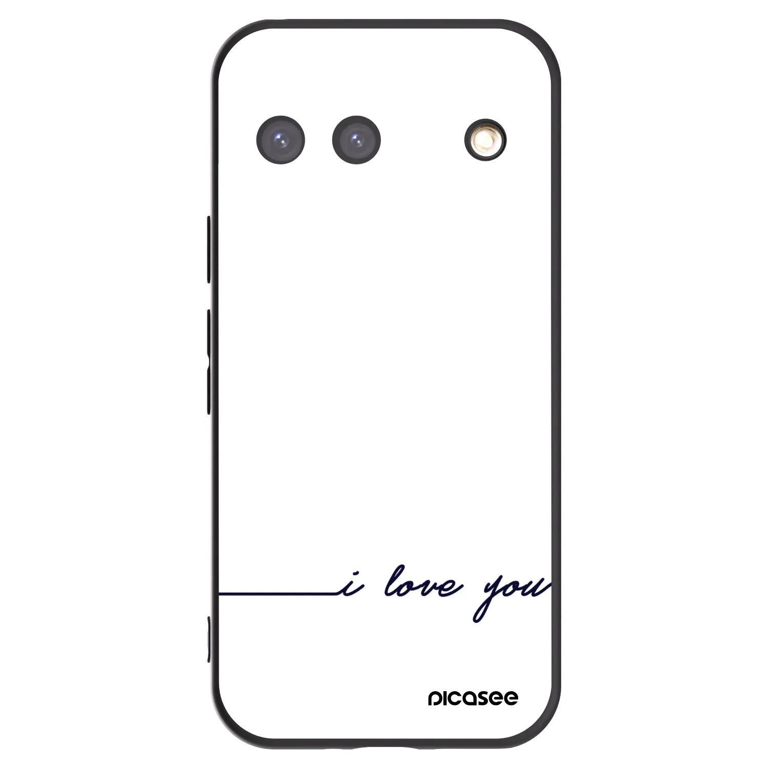 Picasee husă neagră din silicon pentru Google Pixel 9 - I love you