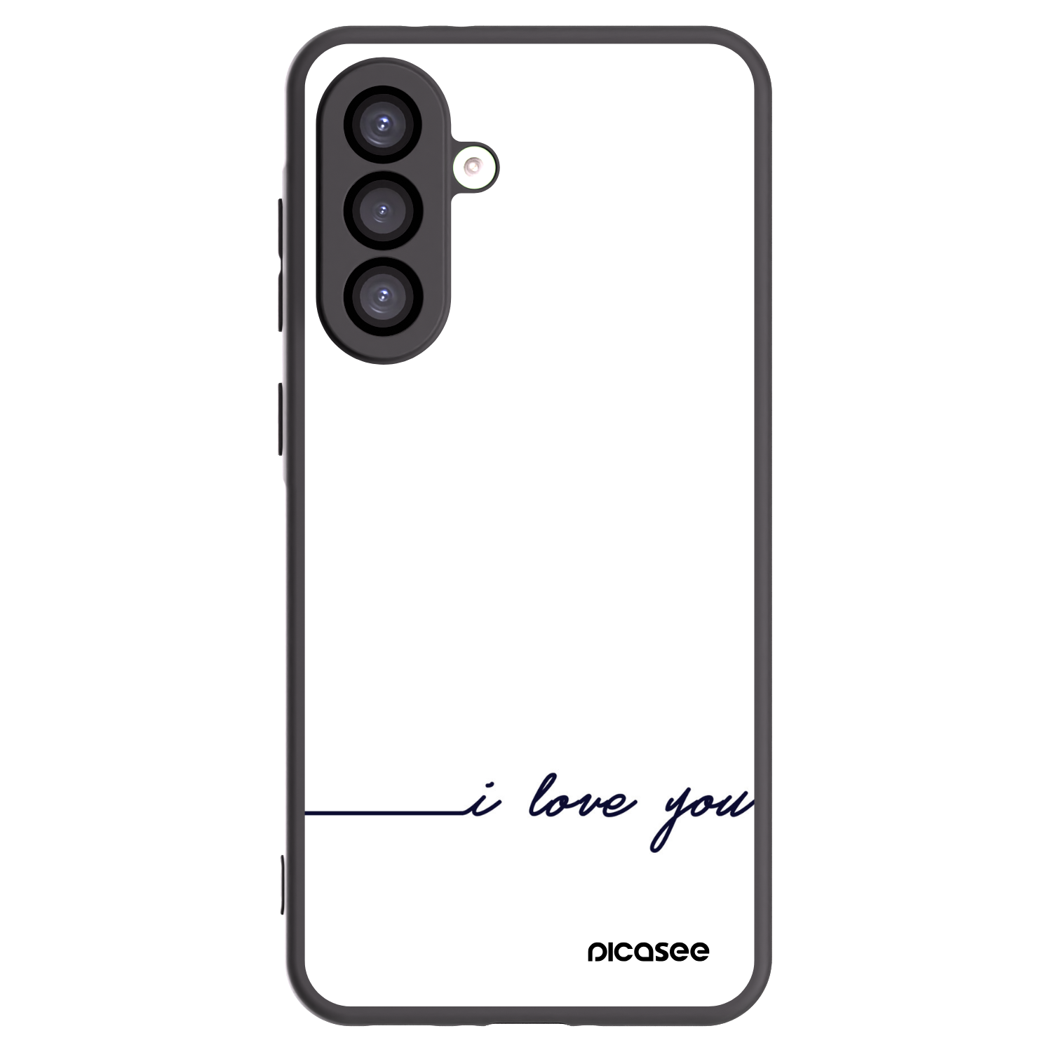Picasee husă neagră din silicon pentru Samsung Galaxy A26 5G A266B - I love you